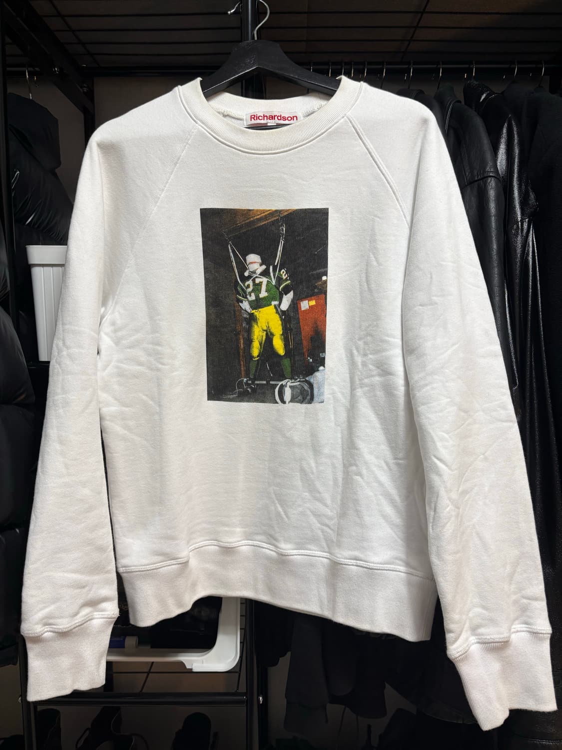 리차드슨 맨투맨 화이트 상품이미지1