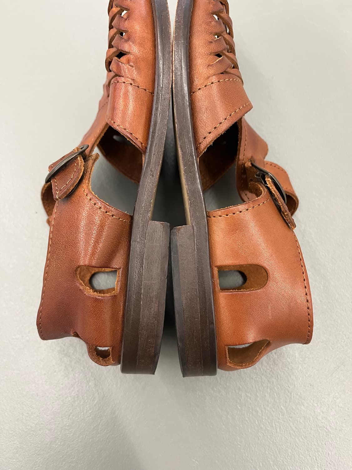 Moda del golfo 빈티지 가죽샌들 (38) 상품이미지5