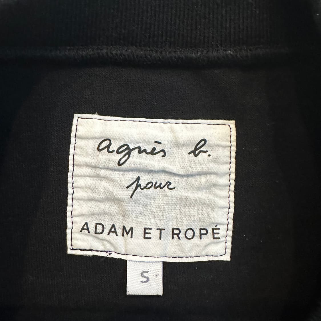 Agnes b 아네스베 로고 맨투맨 상품이미지4