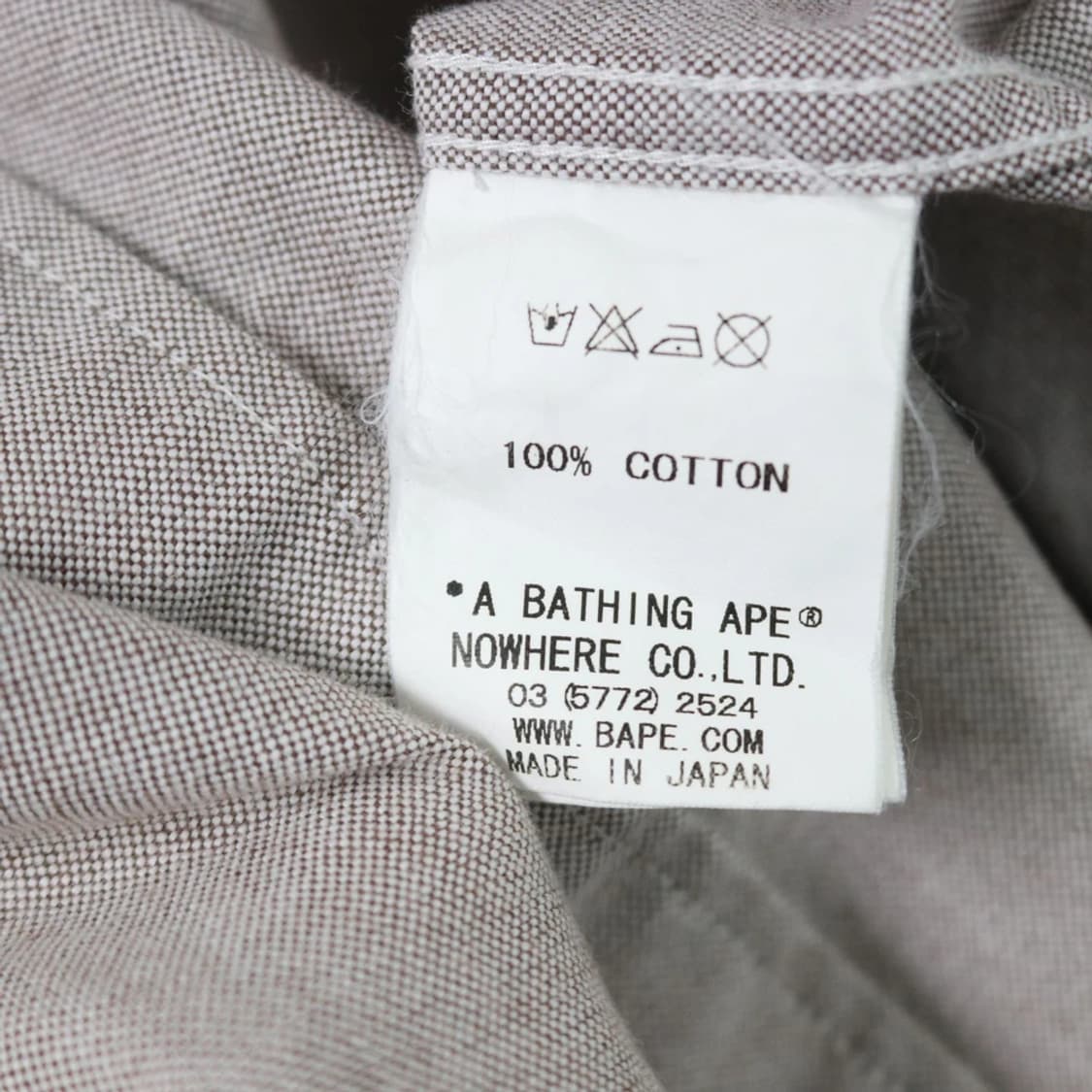 베이프 스몰 로고 옥스포드 반팔 셔츠 57263 상품이미지10