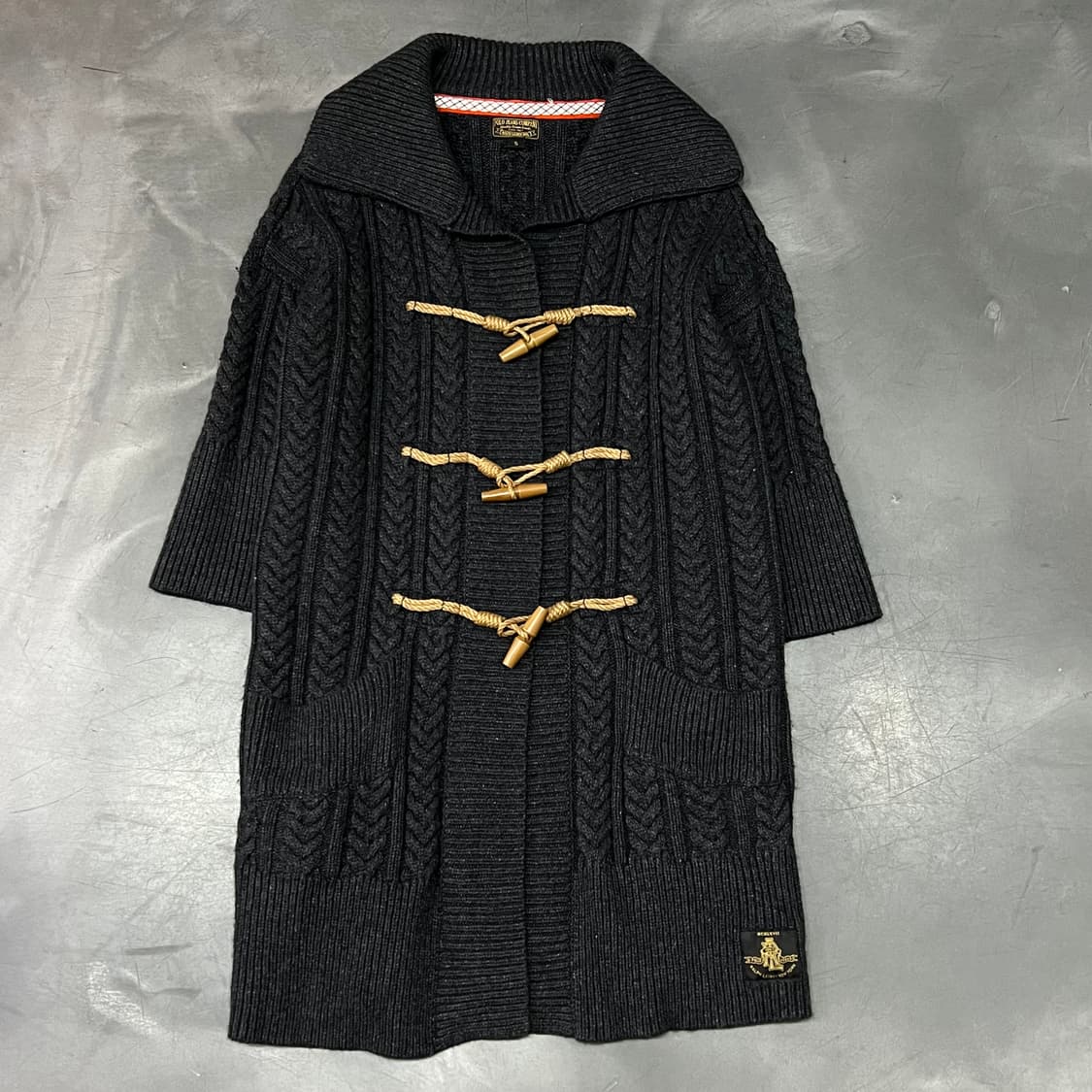  폴로 진스 꽈배기 더플 가디건 y15512 상품이미지1