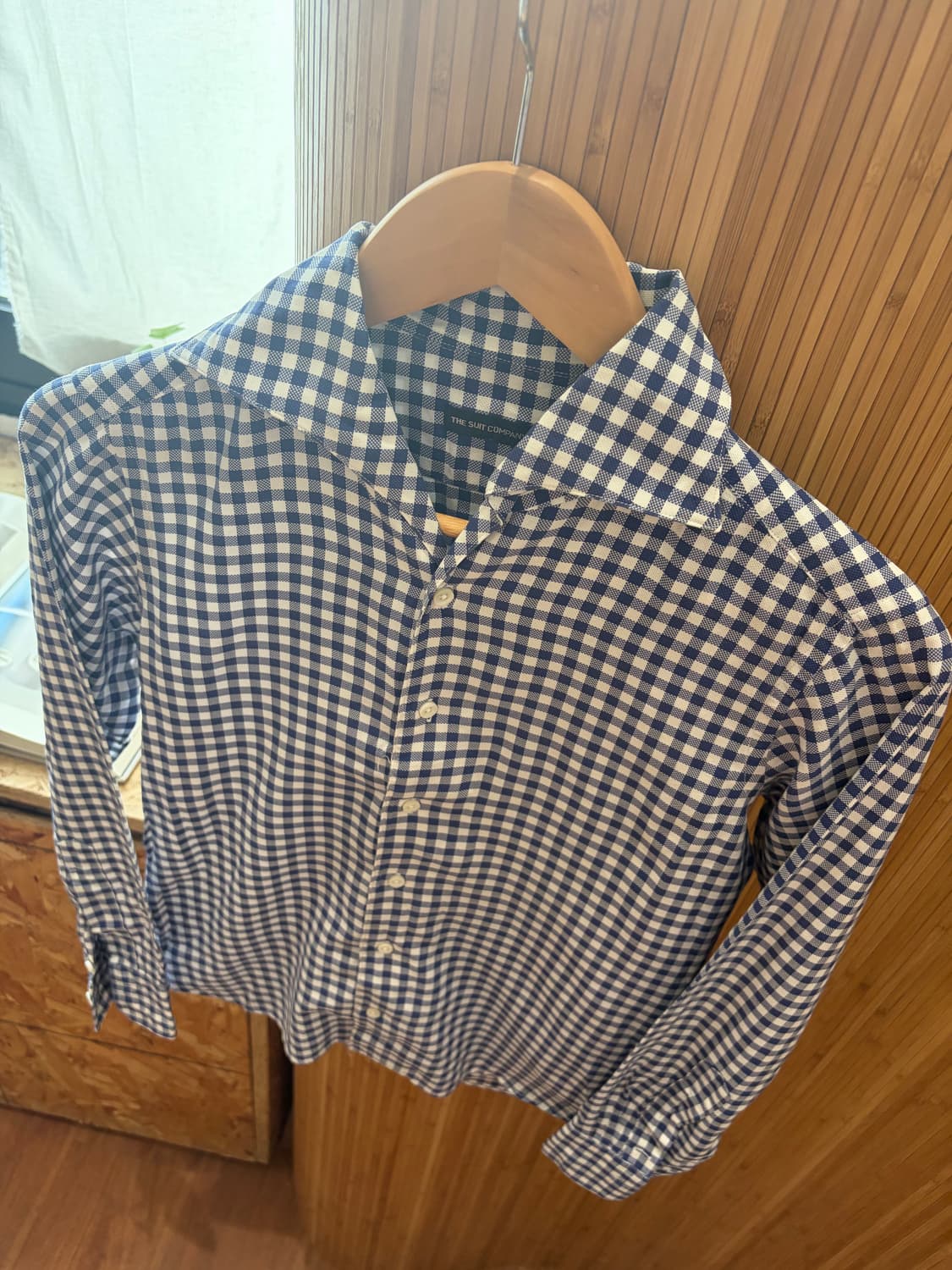 THE SUIT COMPANY Gingham Check Shirt 상품이미지4
