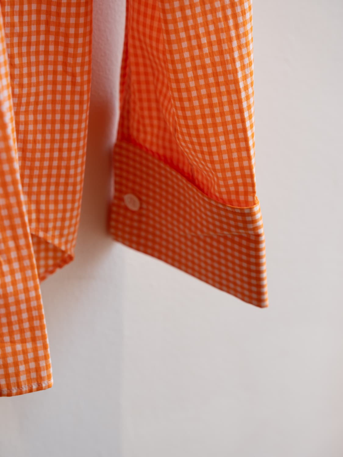 꼼데가르송 트리콧 체크 프릴 셔츠 상품이미지4