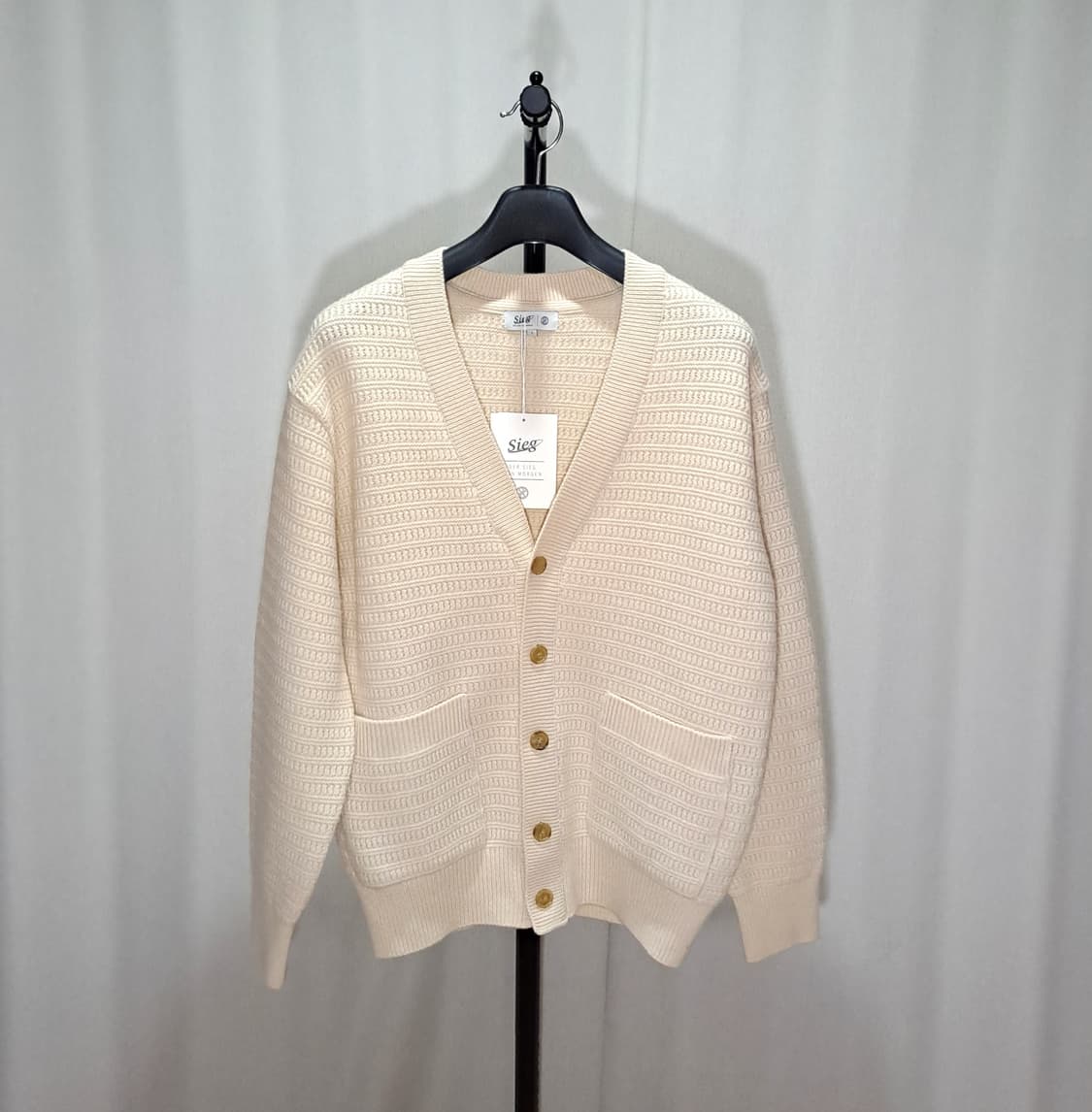 (새제품 택포) 지이크 포켓 니트 브이넥 가디건 A987 상품이미지1