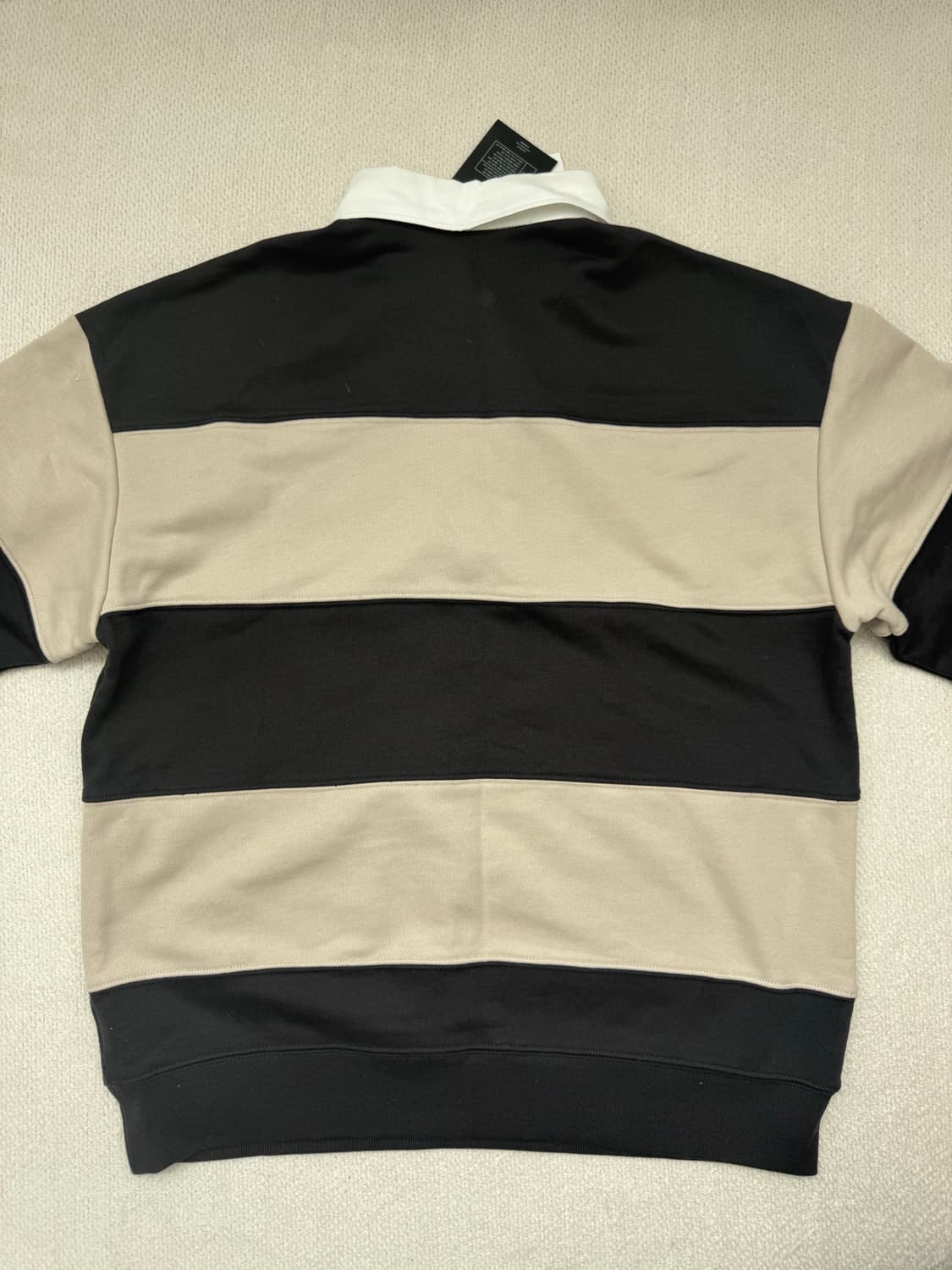 레더리 럭비 스트라이프 맨투맨 챠콜 상품이미지5