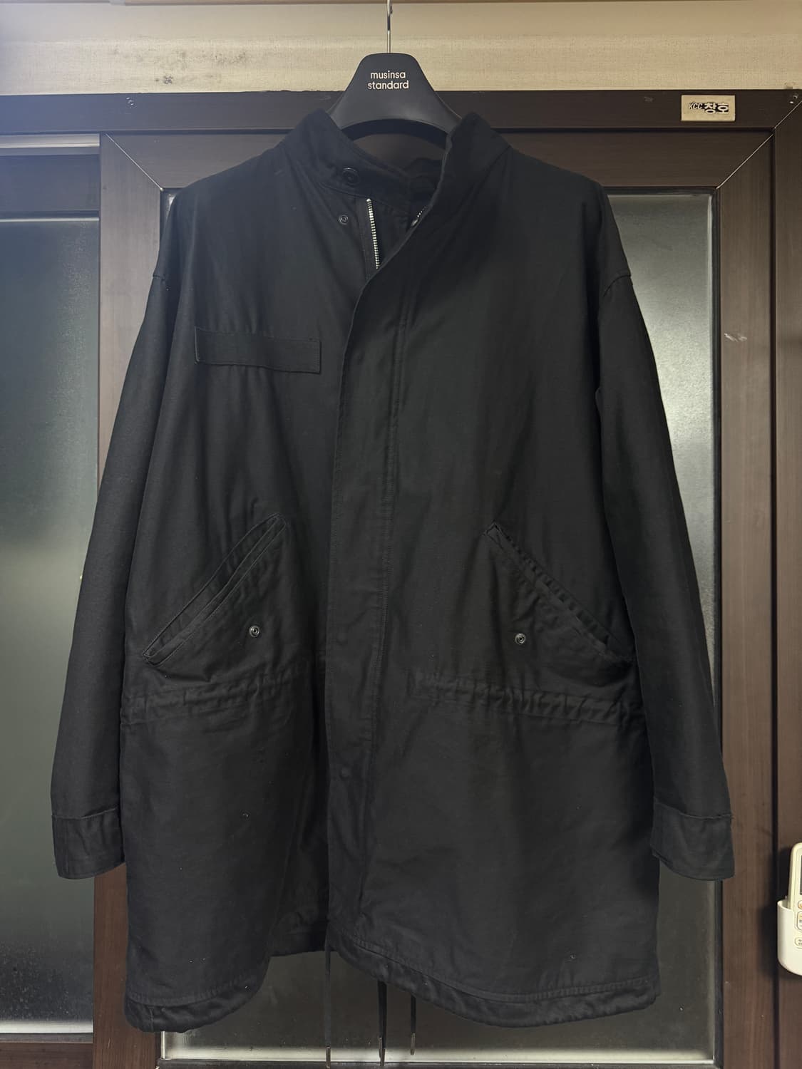 강정석 X M65 FISHTAIL JACKET (BLACK) (2사이즈) 상품이미지2