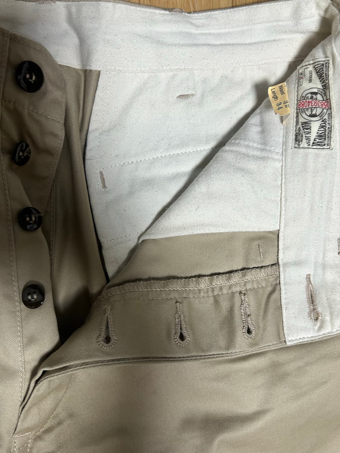 쿠시맨 치노팬츠 32x34 상품이미지2