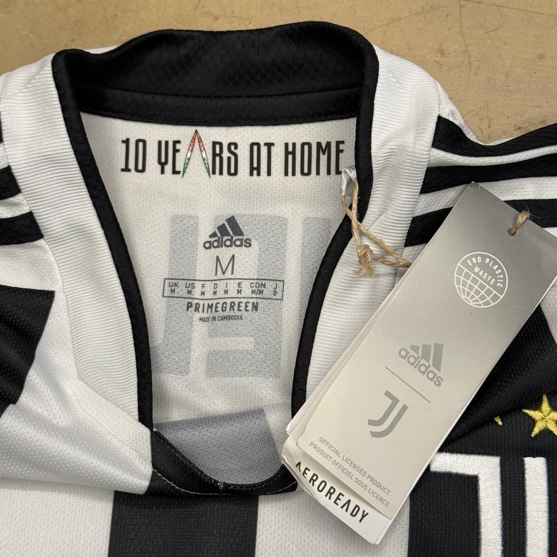 M 새상품 아디다스 20-21 유벤투스 홈 키엘리니 싸인 유니폼 상품이미지4