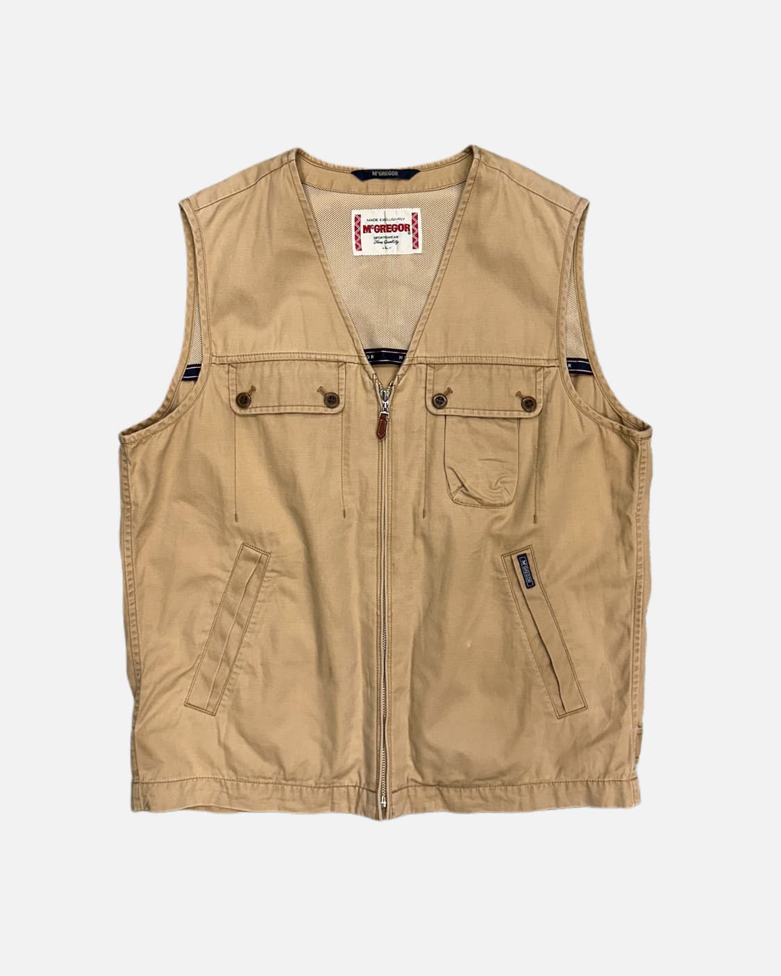 MCGREGOR beige pocket vest jacket 상품이미지2