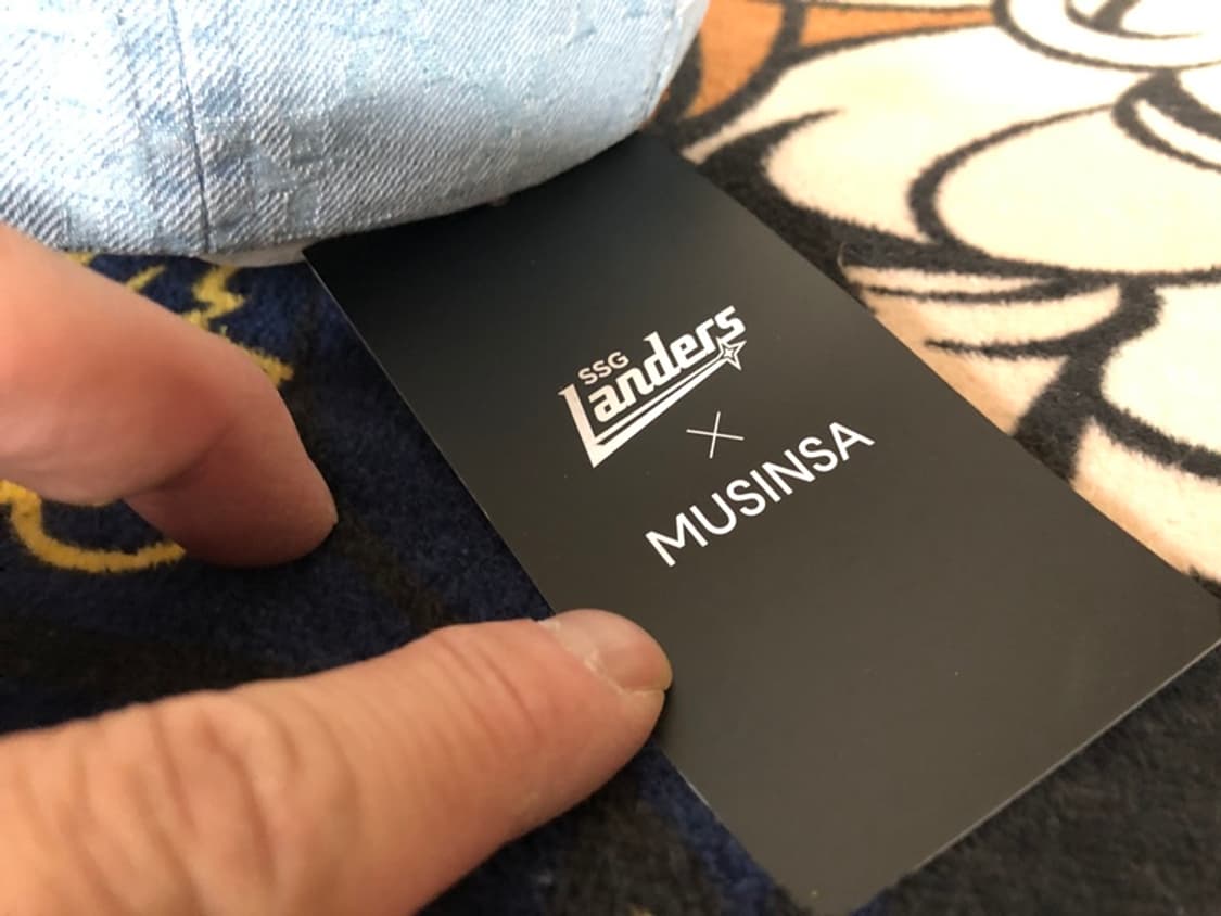 KBO SSG랜더스X무신사 김광현 2000K기념 데님볼캡 상품이미지4