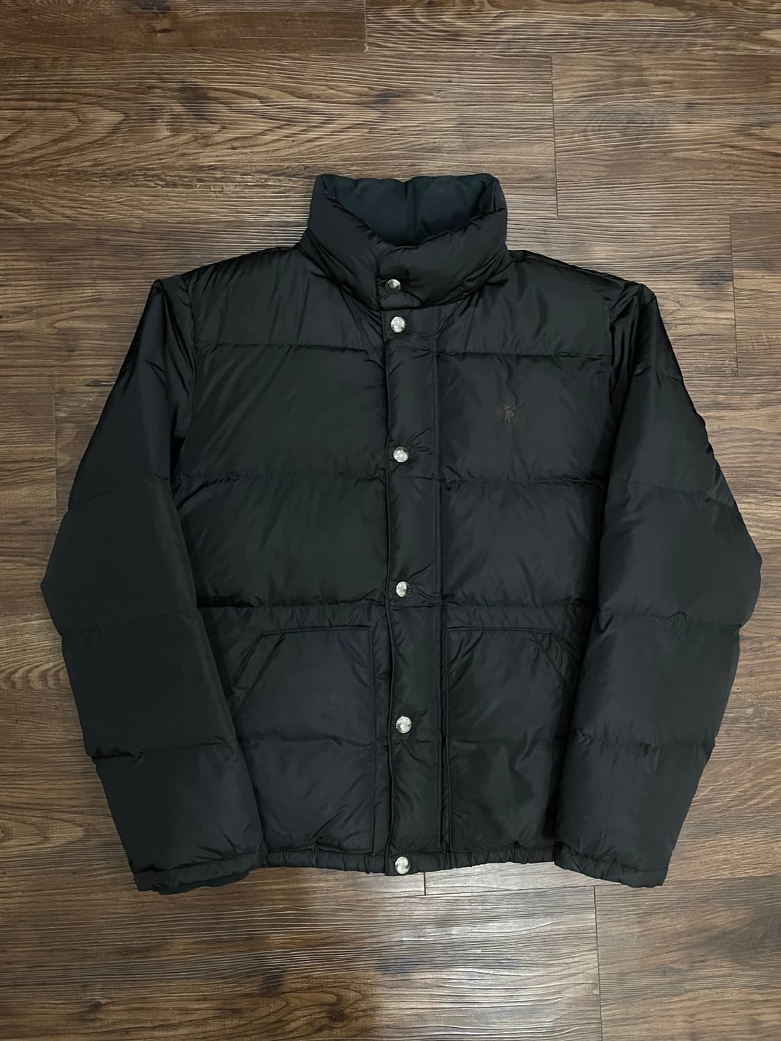 폴로 랄프로렌 구스다운 푸퍼 패딩 블랙 상품이미지1