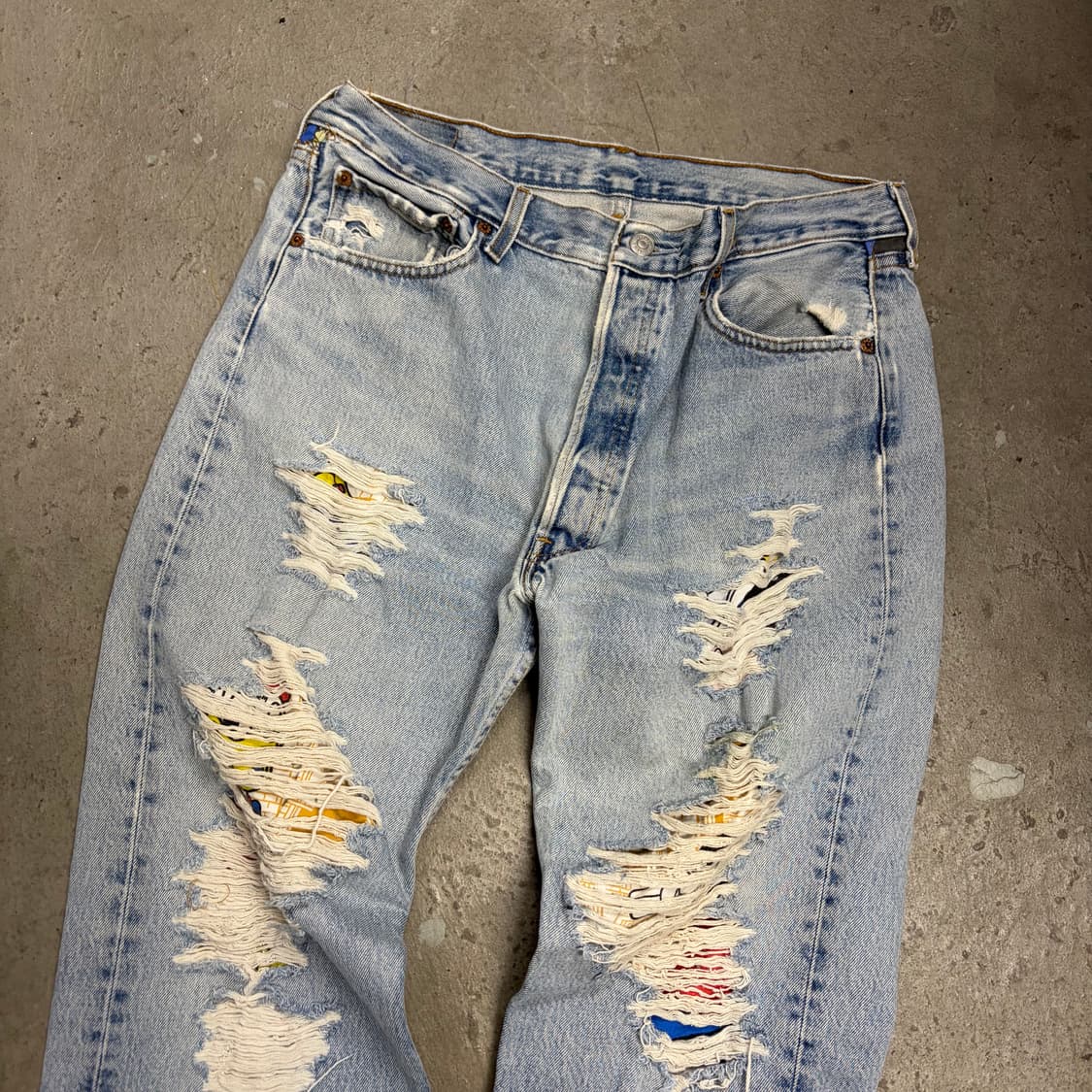 리바이스 501 미키마우스 커스텀 청바지[1835] 상품이미지5