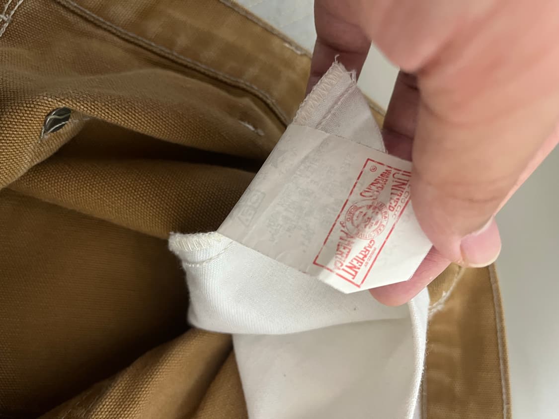 Made in usa 90s 칼하트 더블니 팬츠 팝니다 상품이미지7