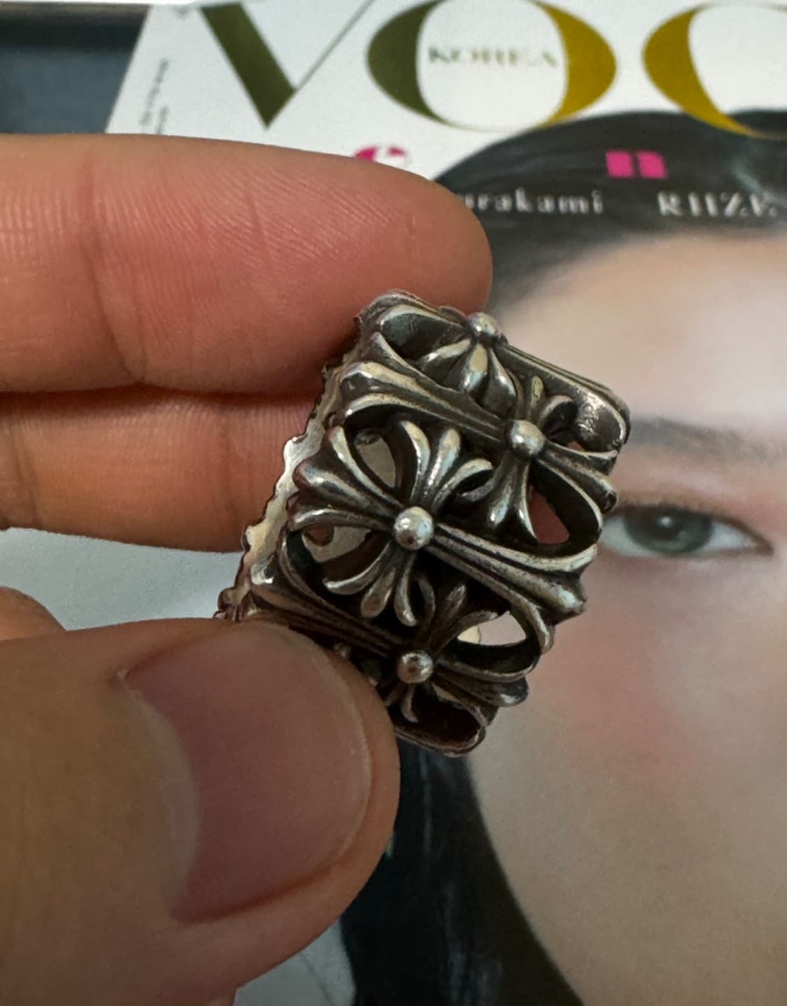 크롬하츠 세메터리링 US 9호 극미중고 상품이미지2