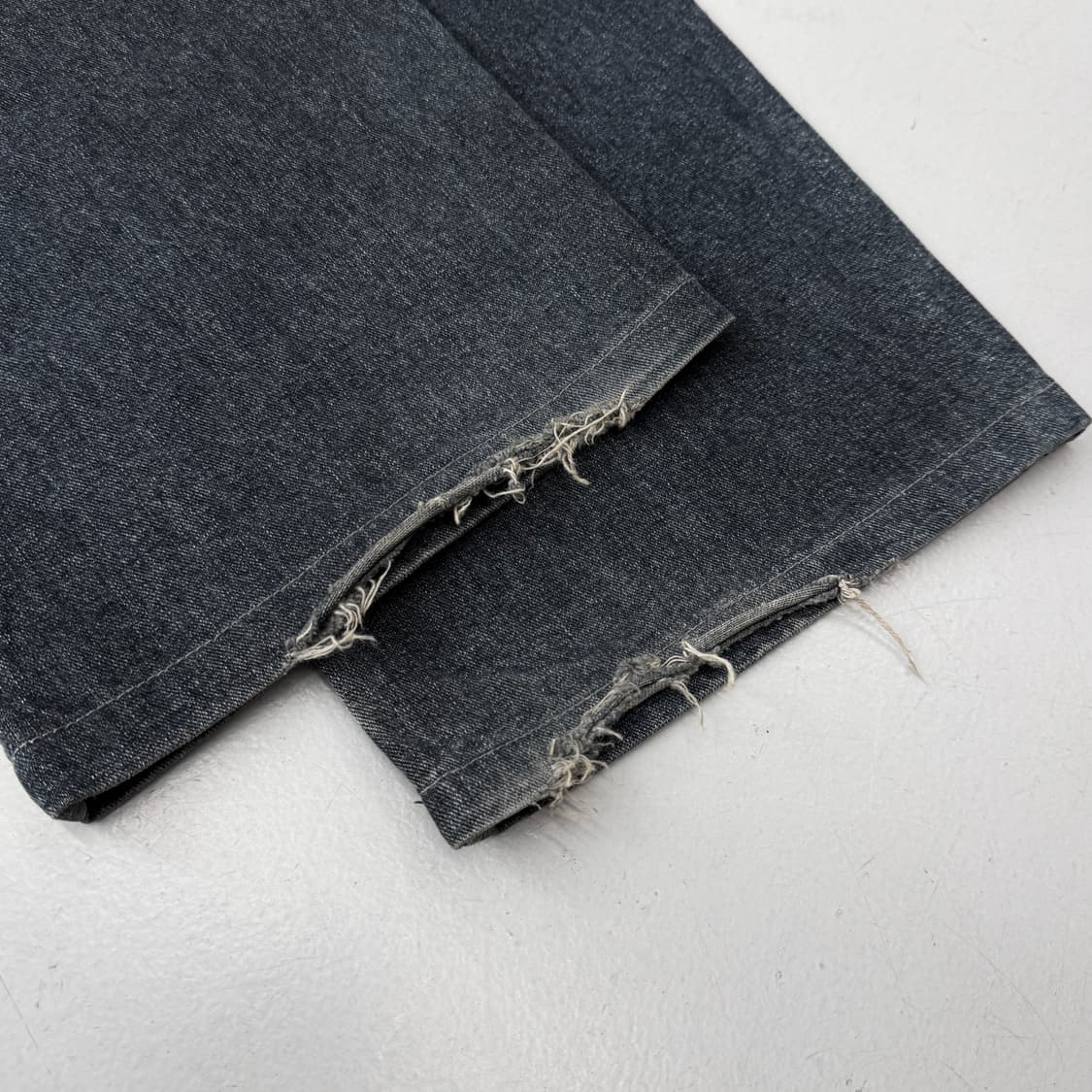 291295=HOMME 제팬 자수 부츠컷 워싱 데님팬츠 상품이미지7