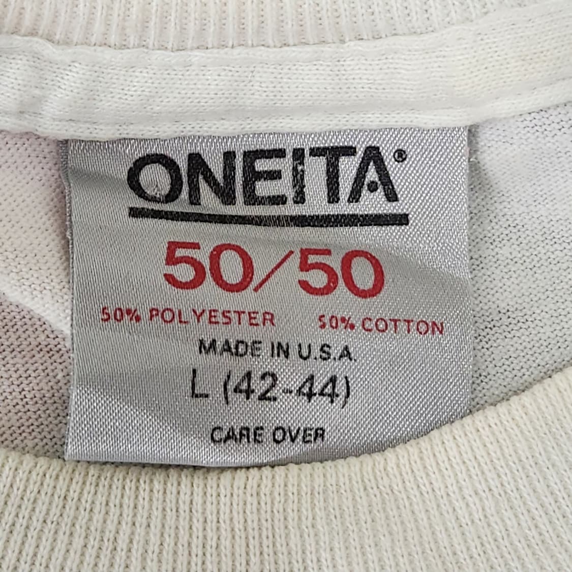80s oneita 빈티지 NHPA 레이싱 티셔츠 (L) 상품이미지5