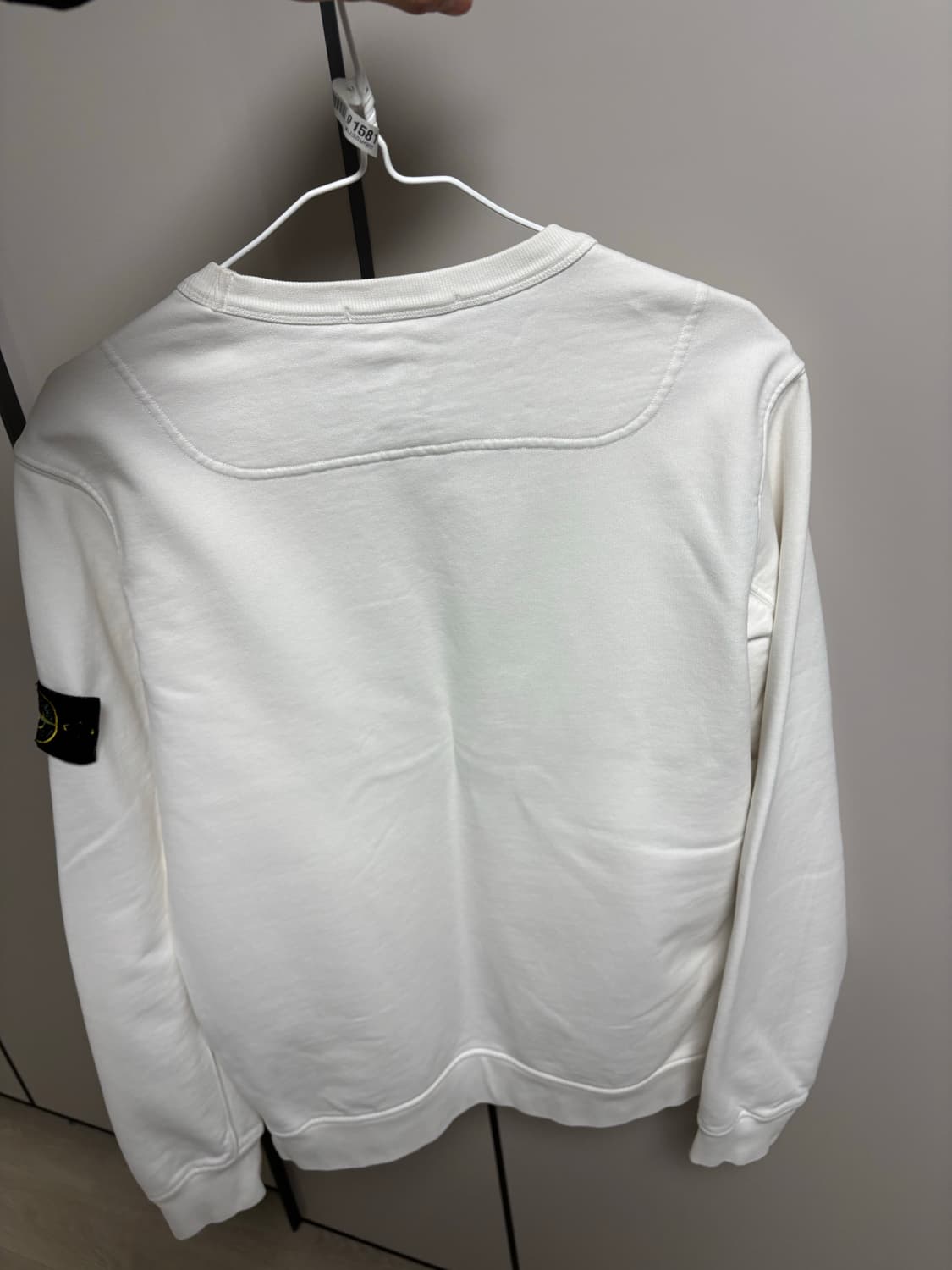 스톤 아일랜드 62420 브러쉬드 코튼 플리스 가먼트 다이드 크루넥 스웨 상품이미지2