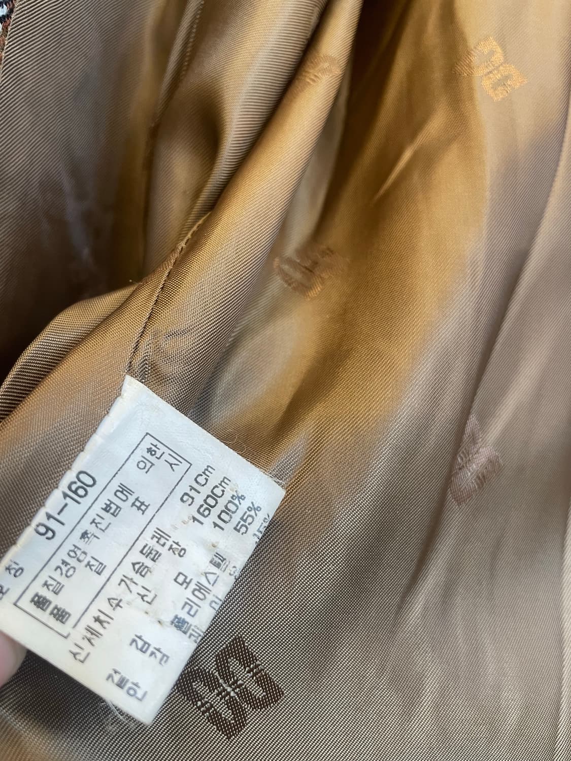 DAKS 닥스 체크자켓 블레이저:) 울자켓 울100% 하객룩출근룩 상품이미지7