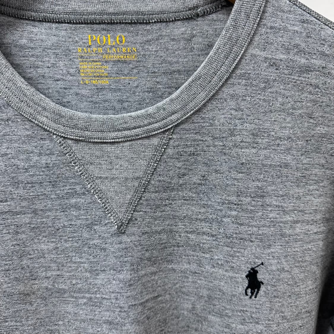 POLO 폴로 랄프로렌 퍼포먼스 그레이 맨투맨 스웻셔츠 L사이즈 J31 상품이미지4