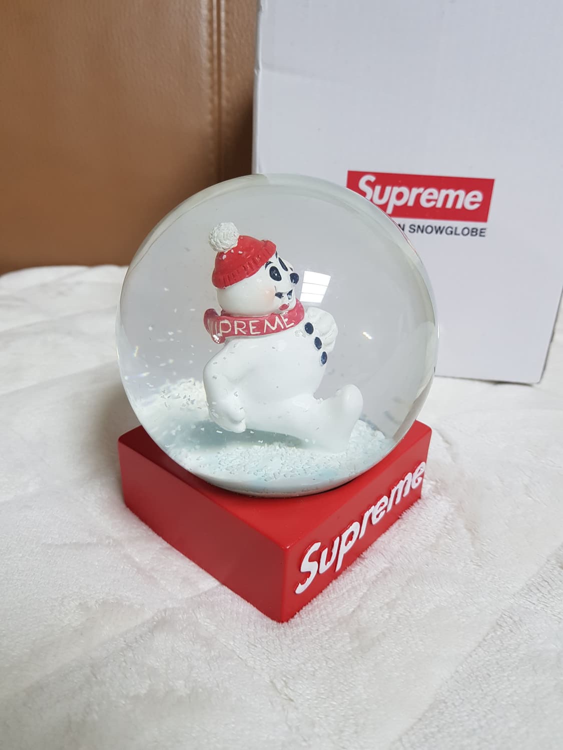 슈프림 스노우맨 스노우글로브 스노우볼 레드 21FW 상품이미지5