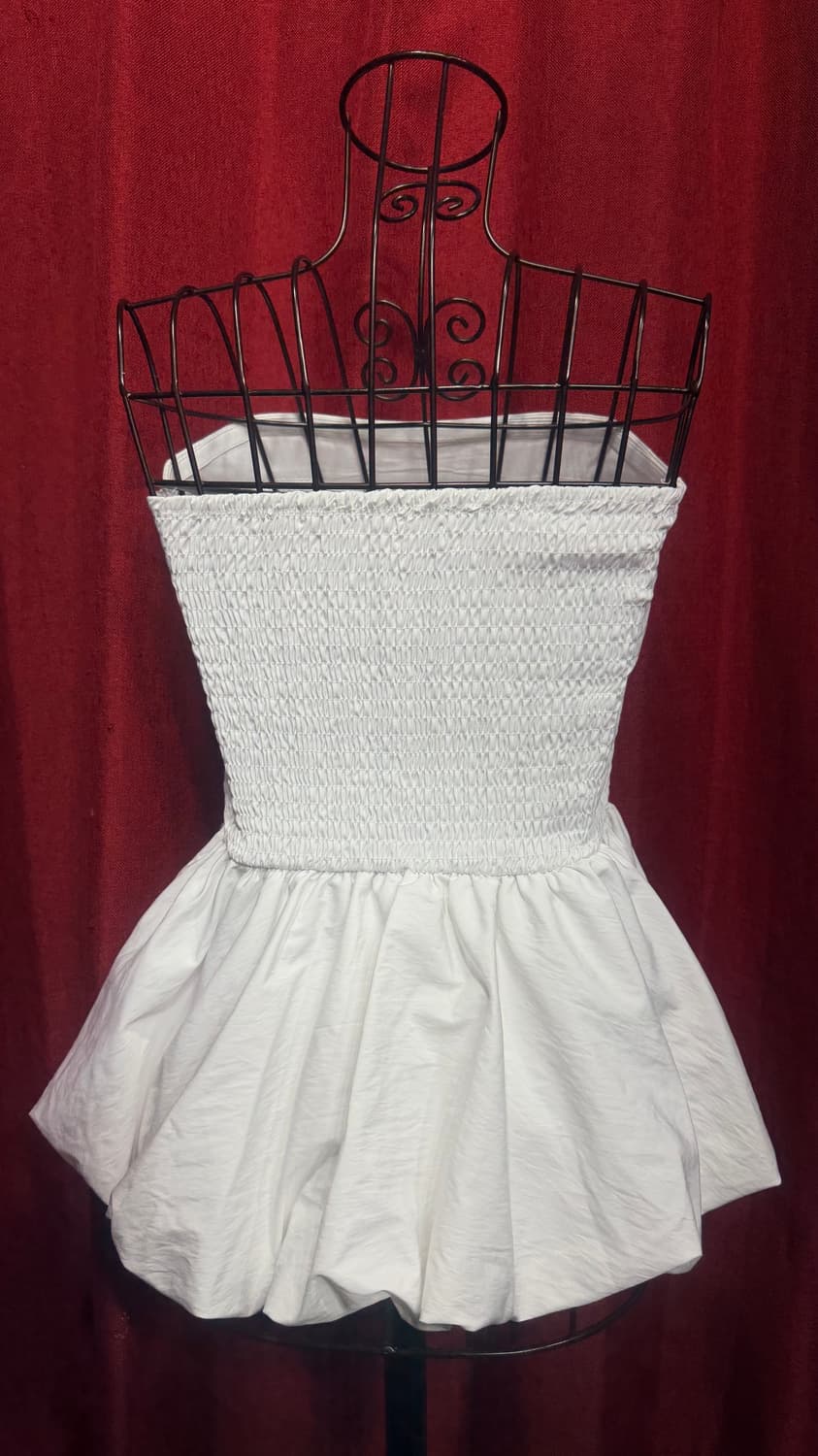 셔링 페플럼 튜브탑 S 상품이미지2