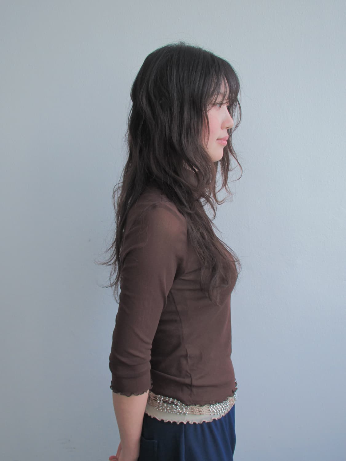 Trepini oggi layered mesh top 상품이미지4