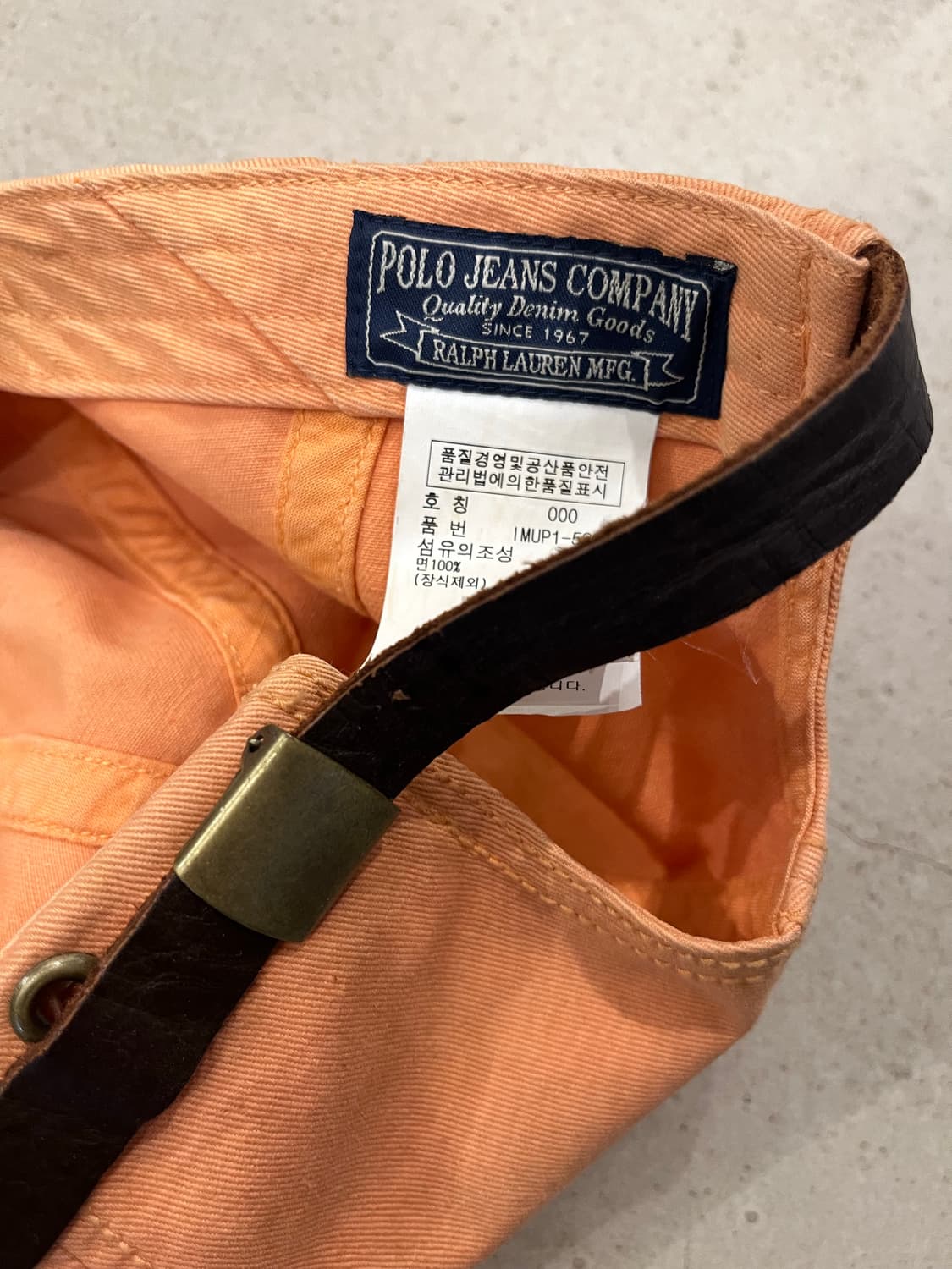 빈티지 폴로진스컴페니 6패널 상품이미지4