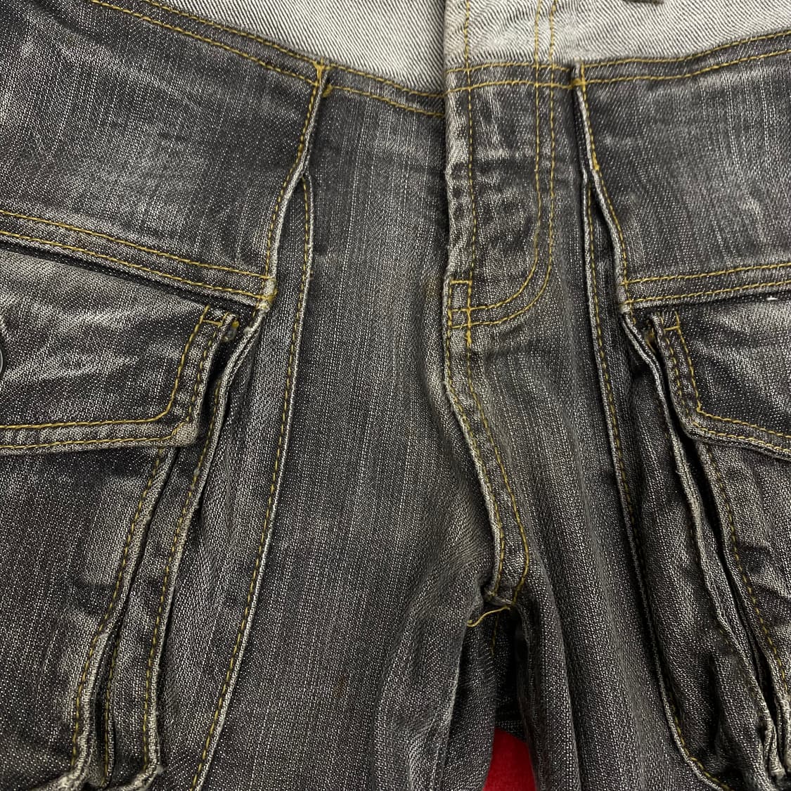 뱅뱅 y2k 워싱 카고 팬츠 28 상품이미지4