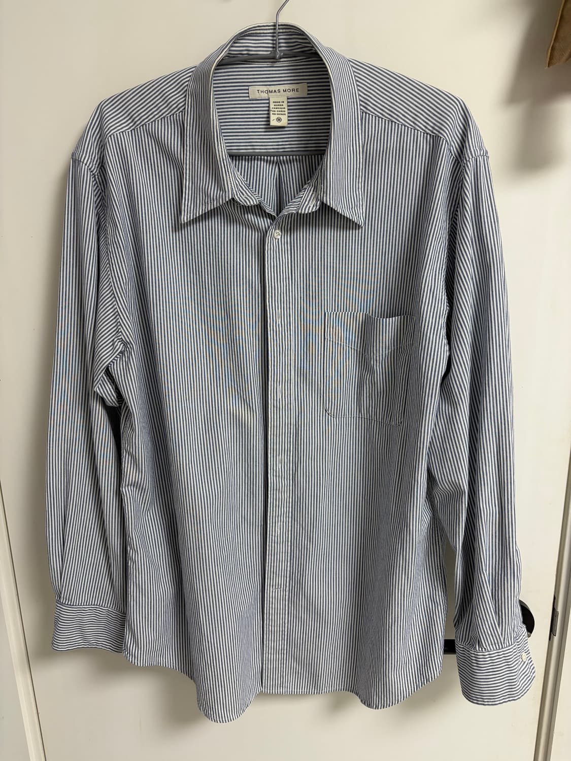 토마스모어 프렌치 스트라이프 셔츠 M 상품이미지2