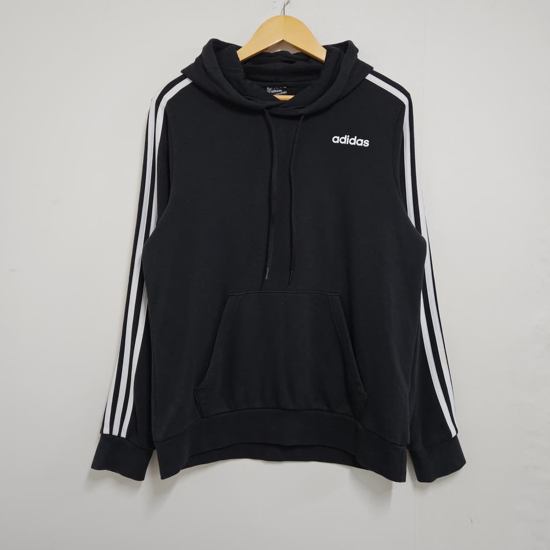 XL 100-105) 삼선 후드티 검흰 상품이미지2