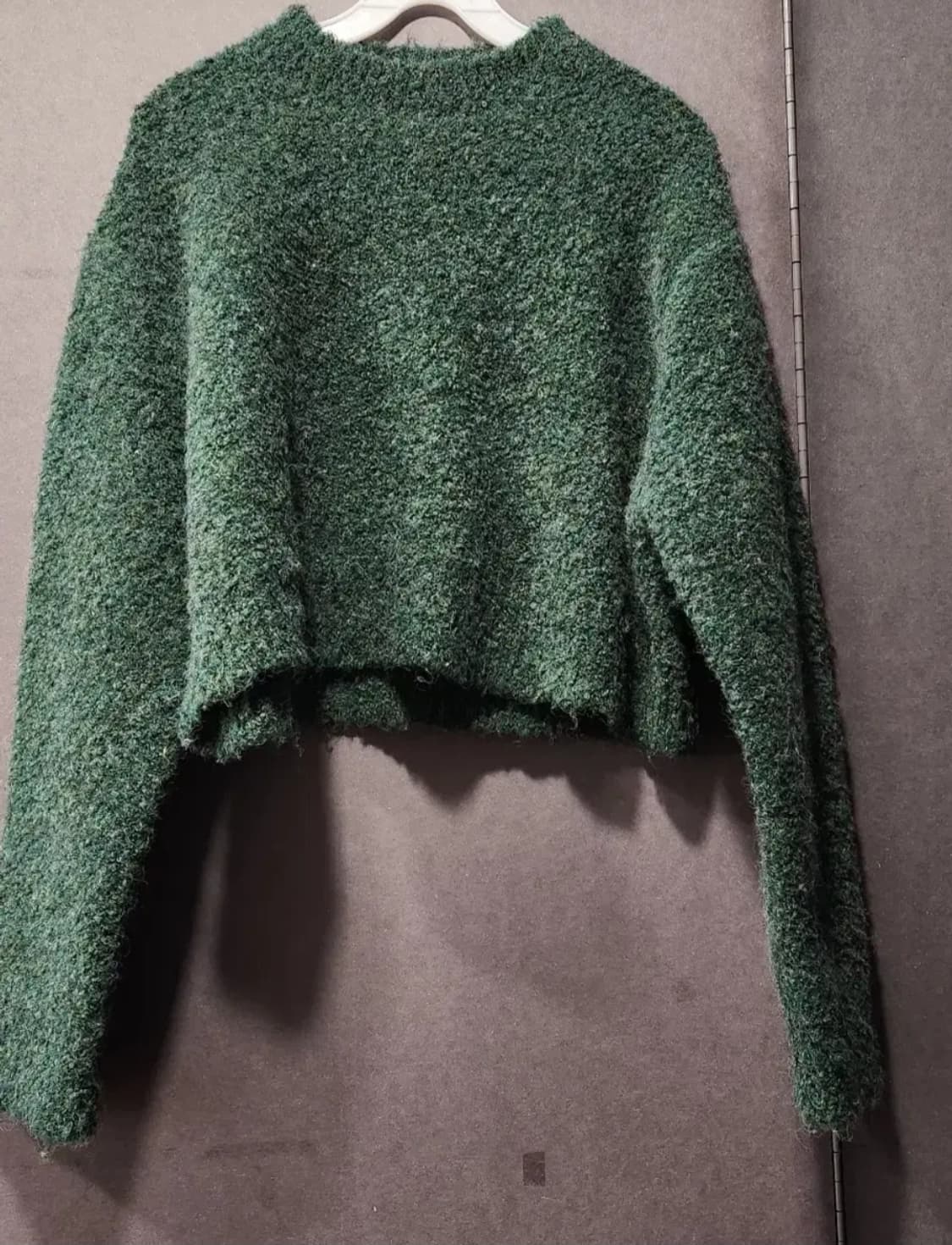 그린 크롭 니트 스웨터 Free 상품이미지1