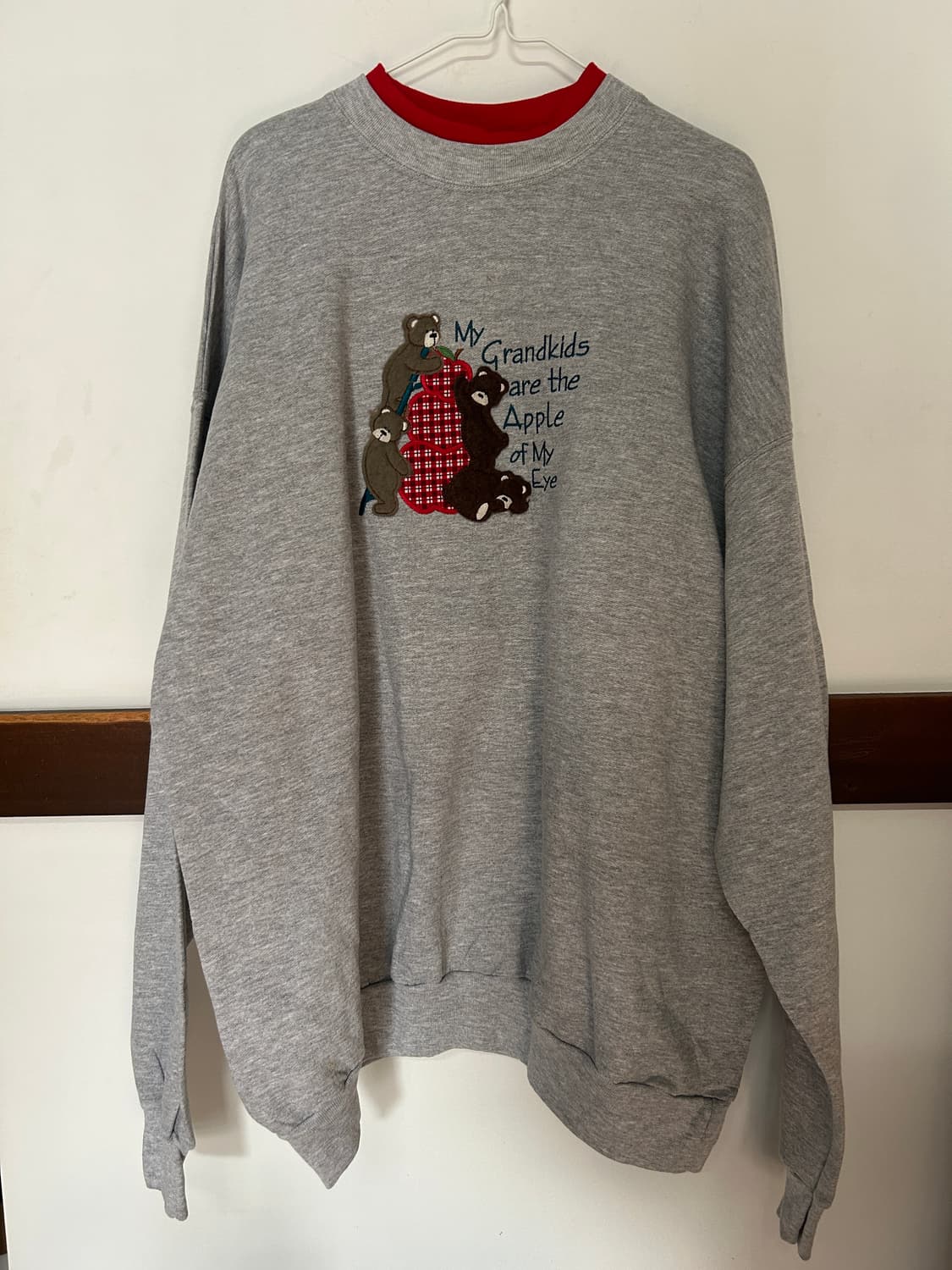 사과 곰 맨투맨  상품이미지1