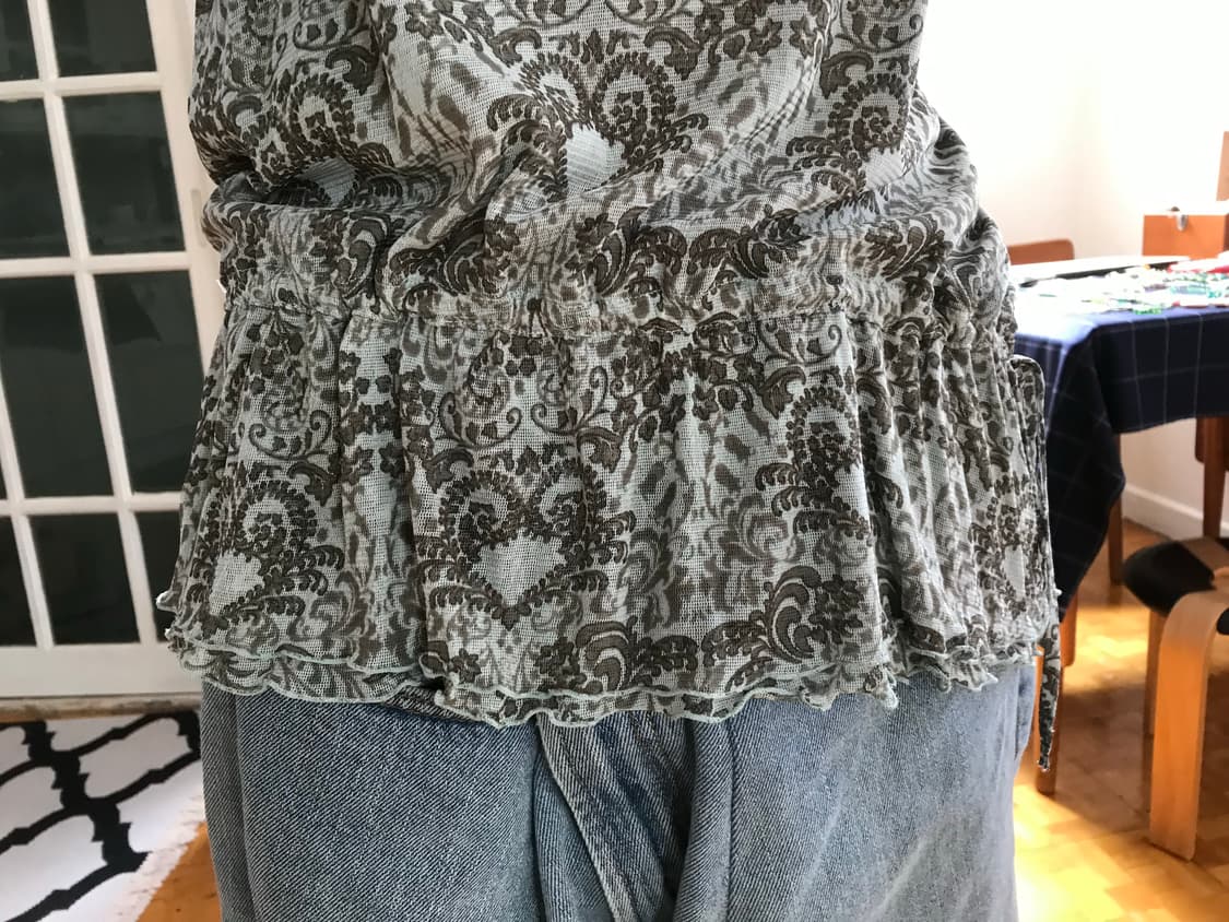 vintage pattern top 상품이미지5
