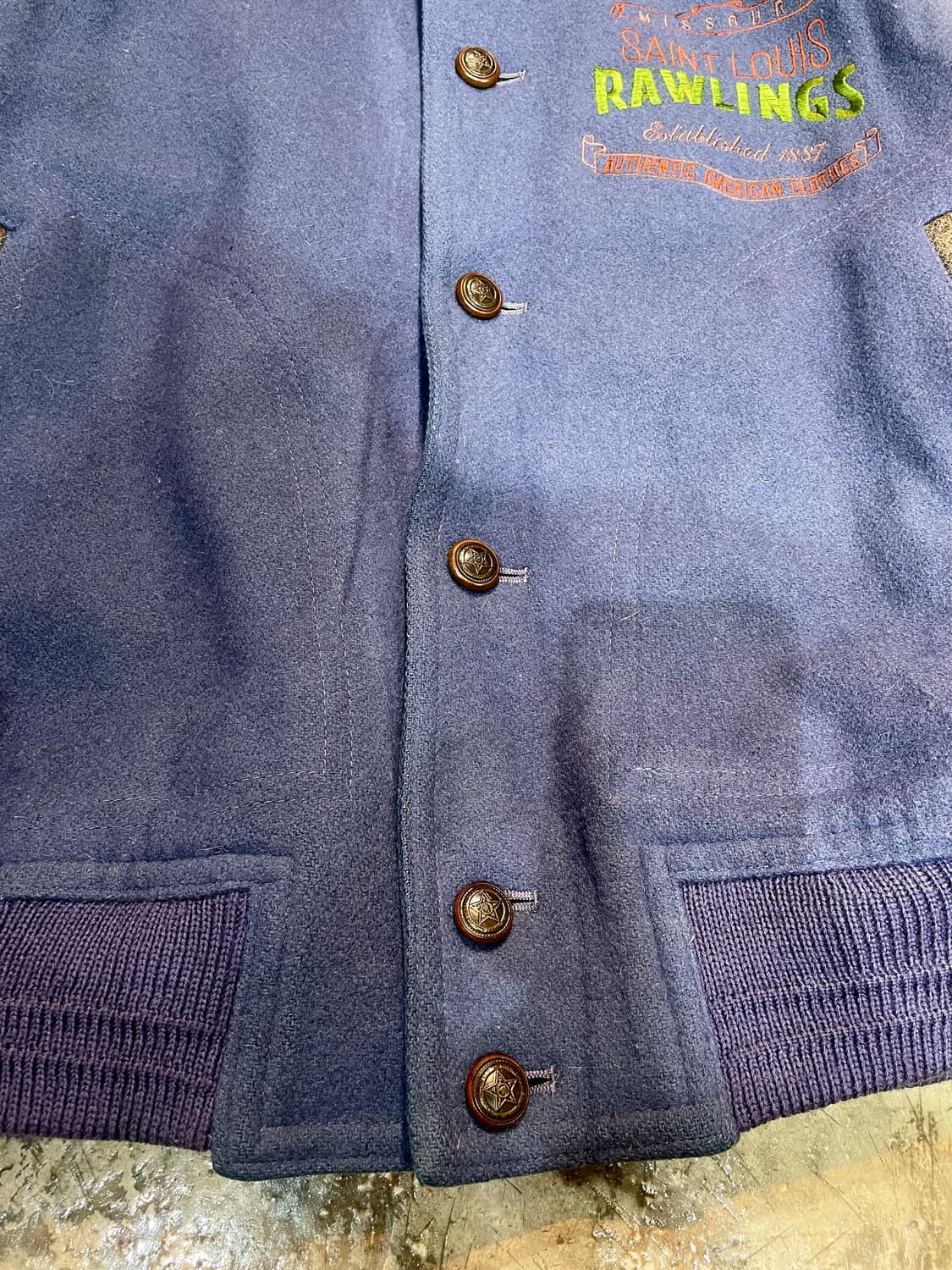 Rawlings Saint Louis leather varsity jac 상품이미지6