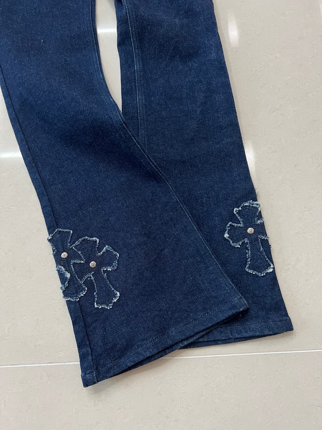 크롬하츠 크로스패치 데님 우먼즈 빈티지 상품이미지5
