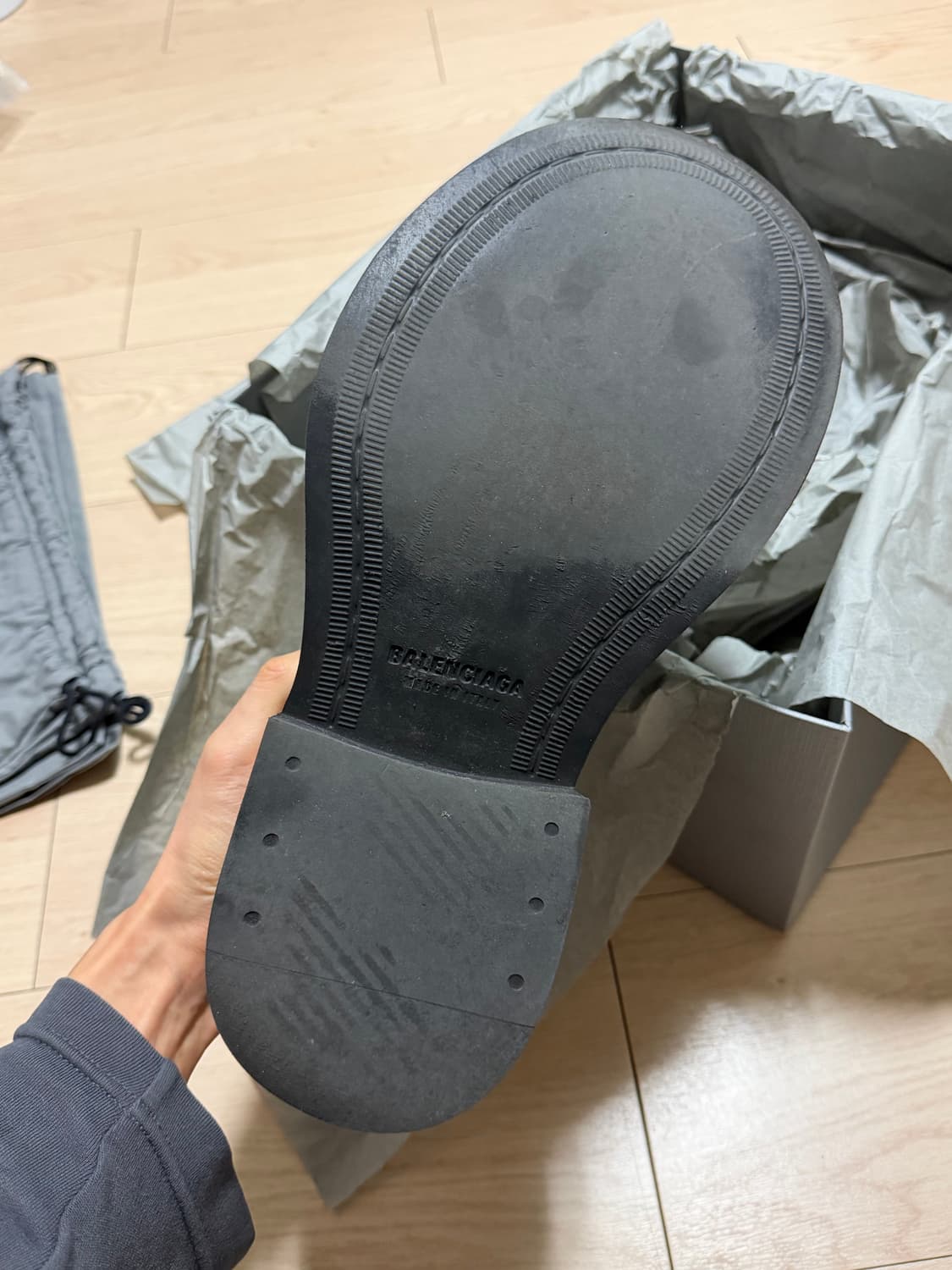 (42)발렌시아가 스테로이드 더비 블랙 상품이미지8