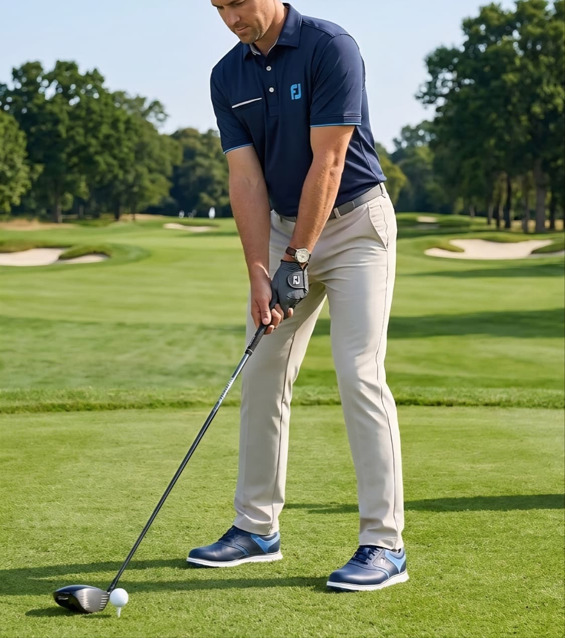 [95]풋조이 반팔 카라티 상품이미지1