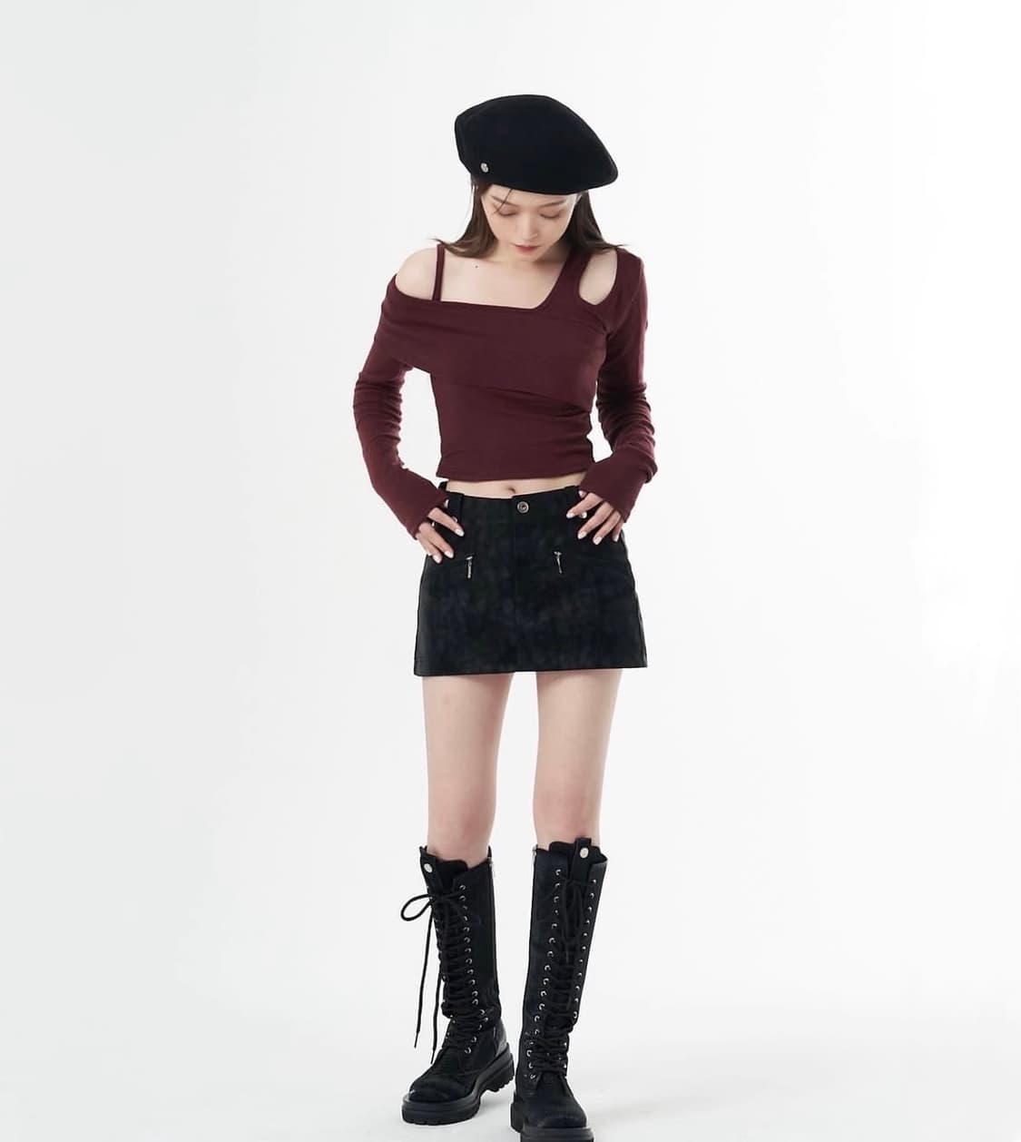 체리퀴리 포기 스커트 2사이즈 상품이미지1