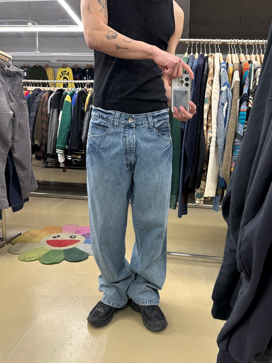 ECKO UNLTD 후면 포인트 데님진 데님팬츠 34 상품이미지3