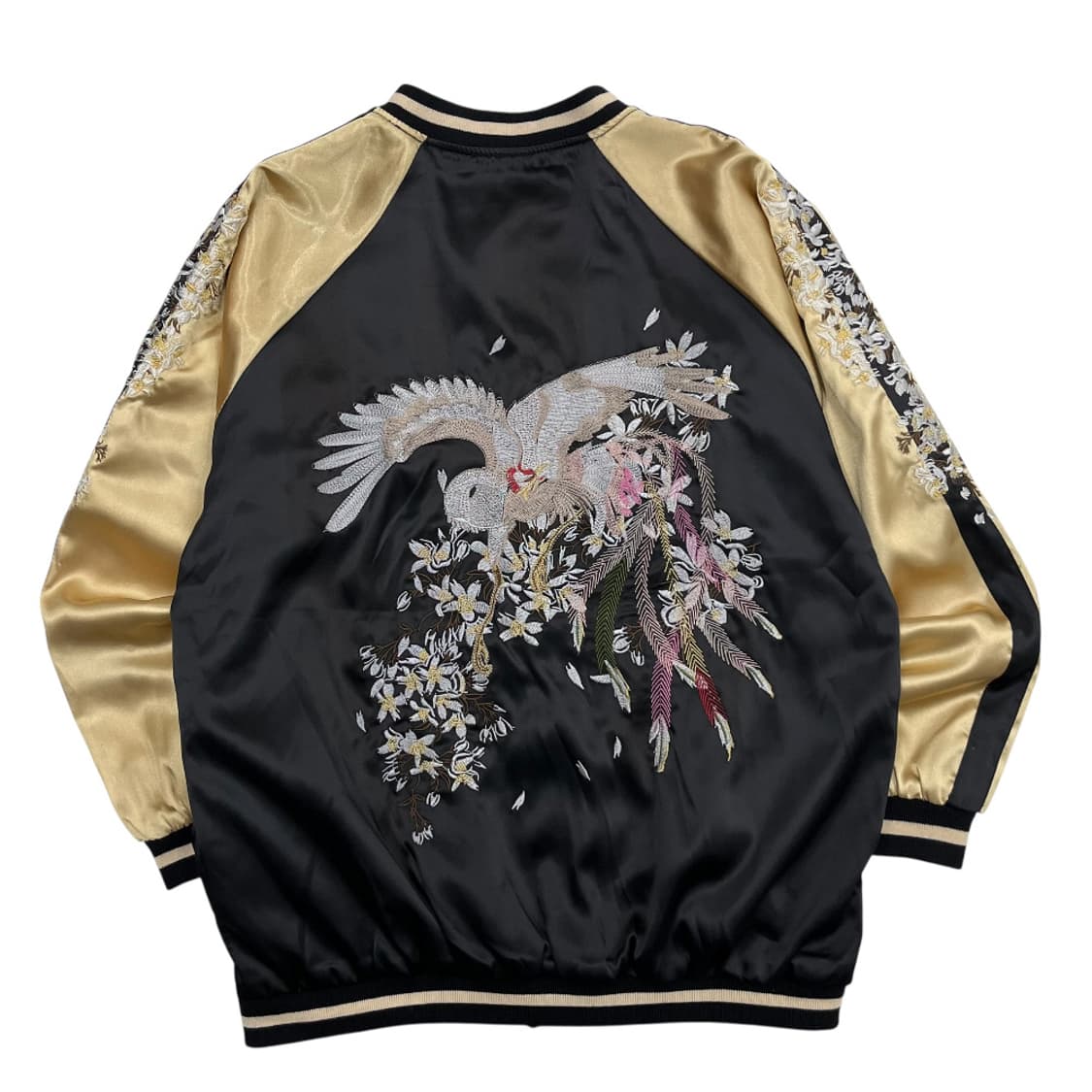 japan 블랙 오리엔탈 자수 스카쟌 상품이미지7