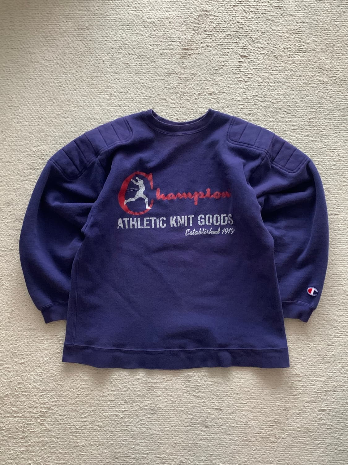 90s 챔피온 리버스위브 패디드 스웻셔츠 상품이미지1