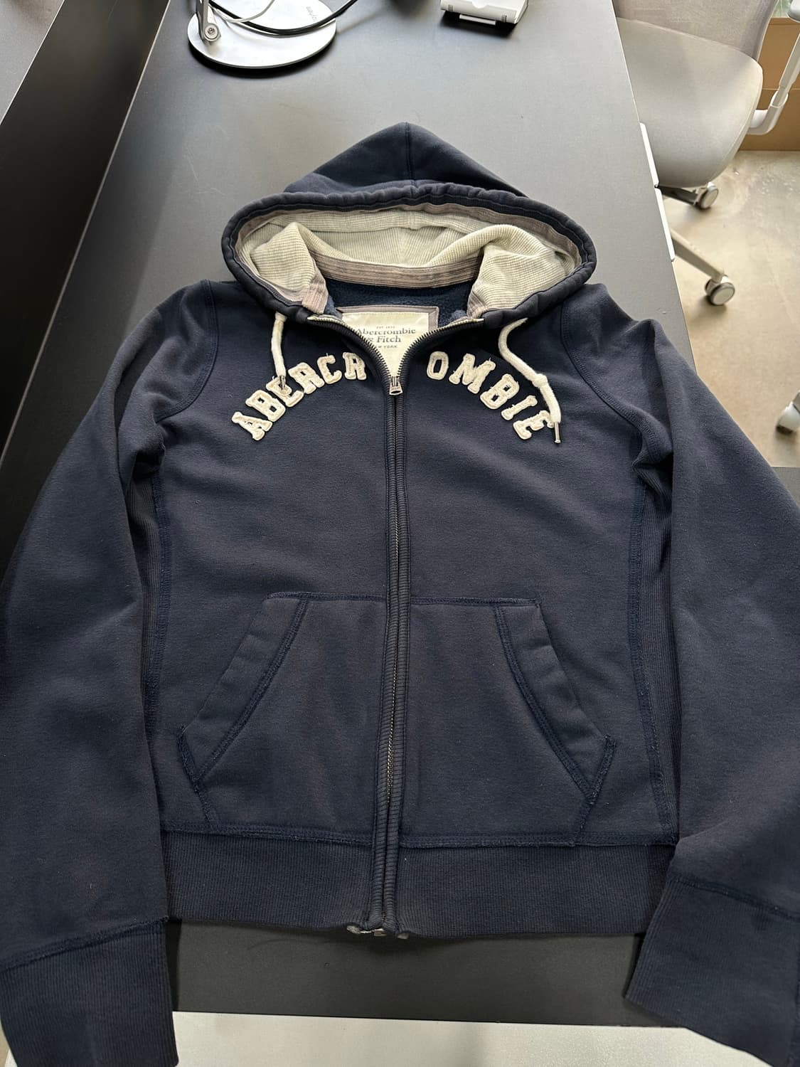 아베크롬비 후드집업 네이비 상품이미지4
