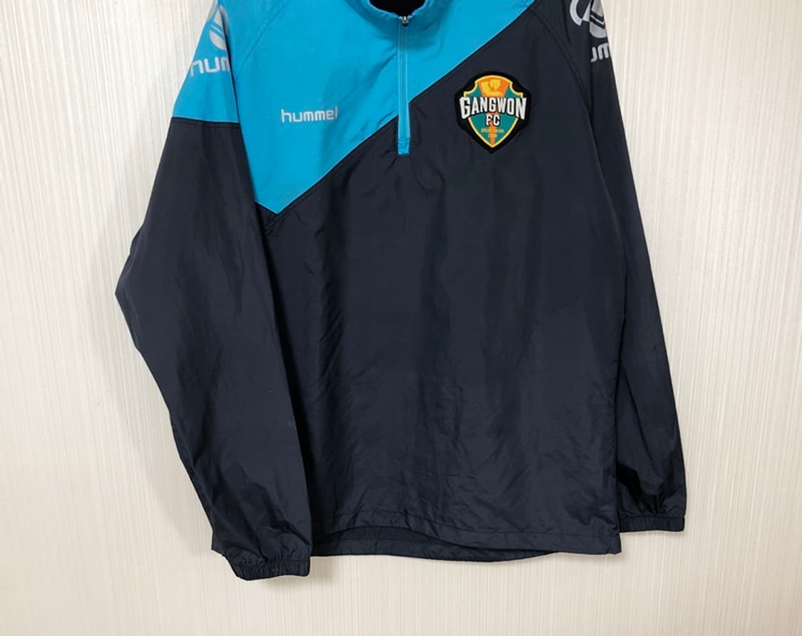 K리그 험멜 강원FC 선수실착 하프집업 윈드셔츠 XL 상품이미지3