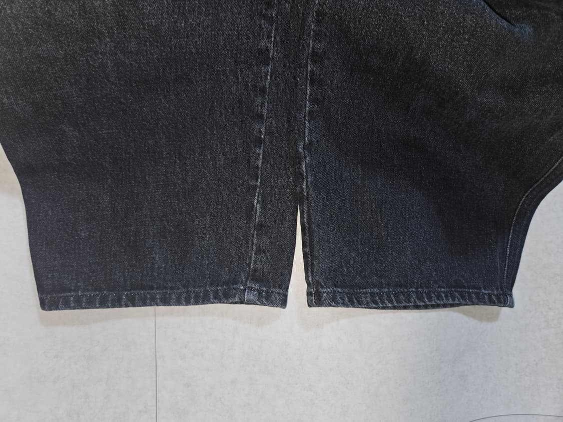 아모멘토 드로우 스트링 데님팬츠 블랙 상품이미지7