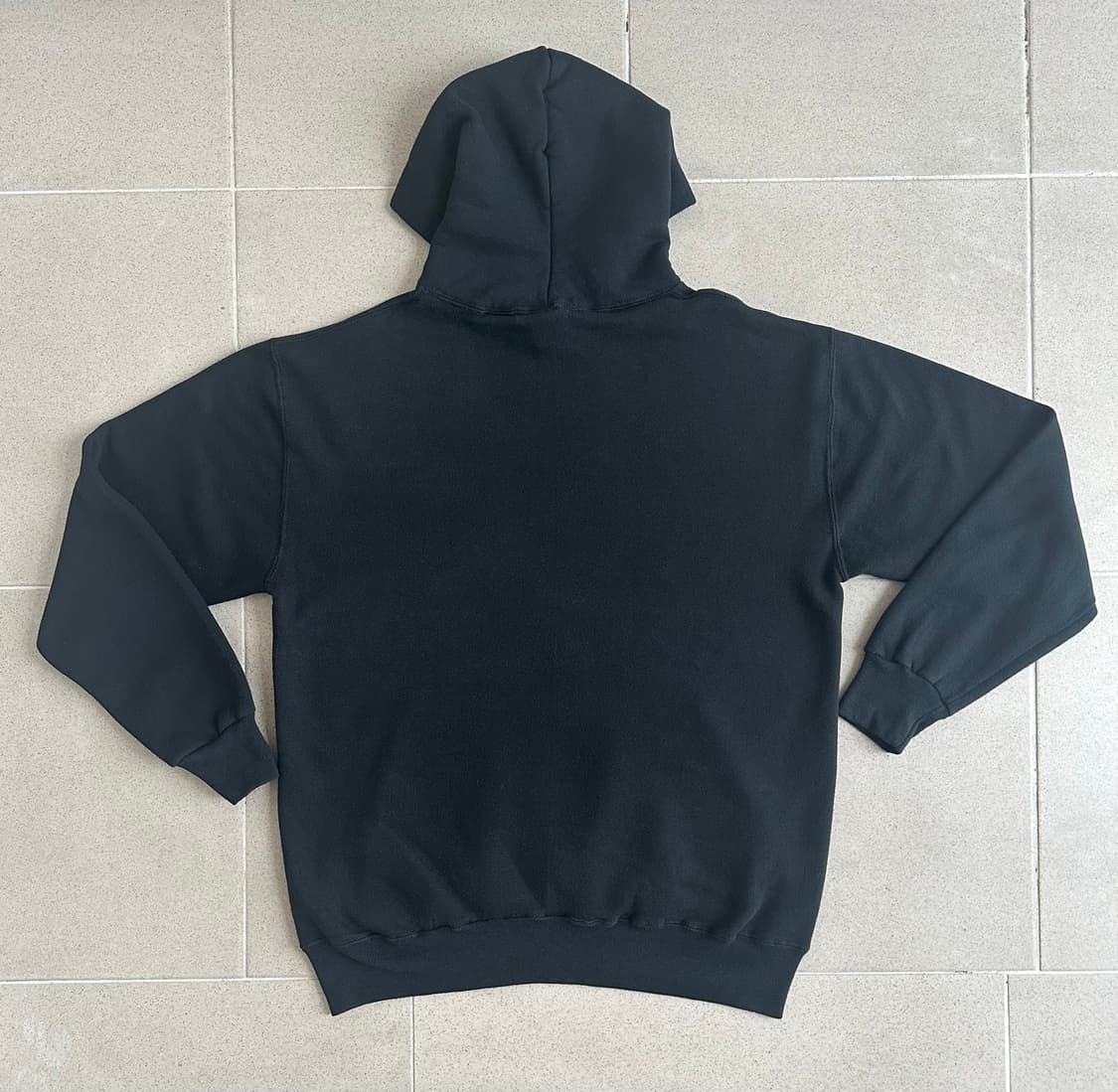 90s 빈티지 러셀 후드 블랙 XL USA 상품이미지2