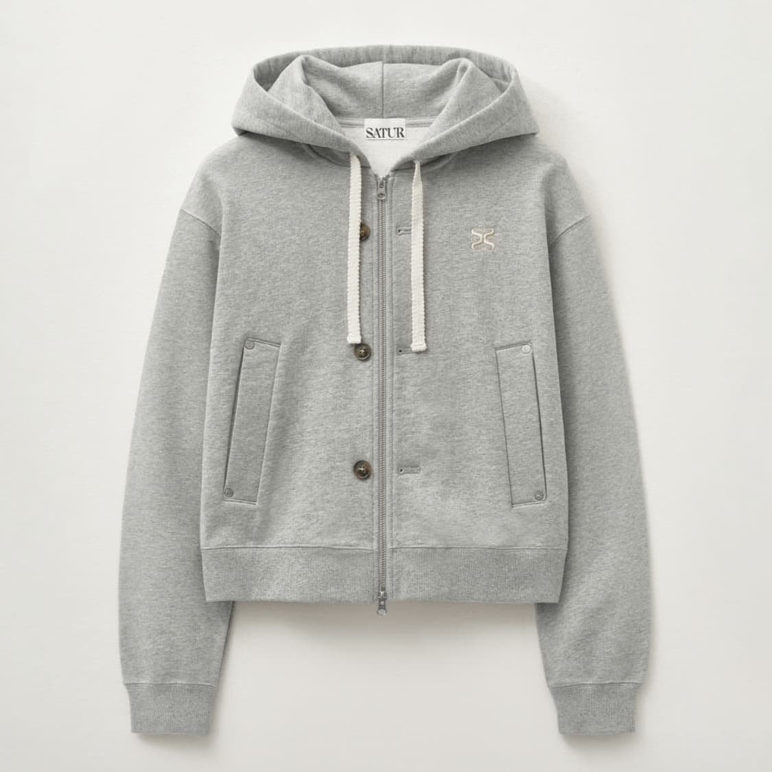 세터 테오 후드집업 그레이 XL 상품이미지1