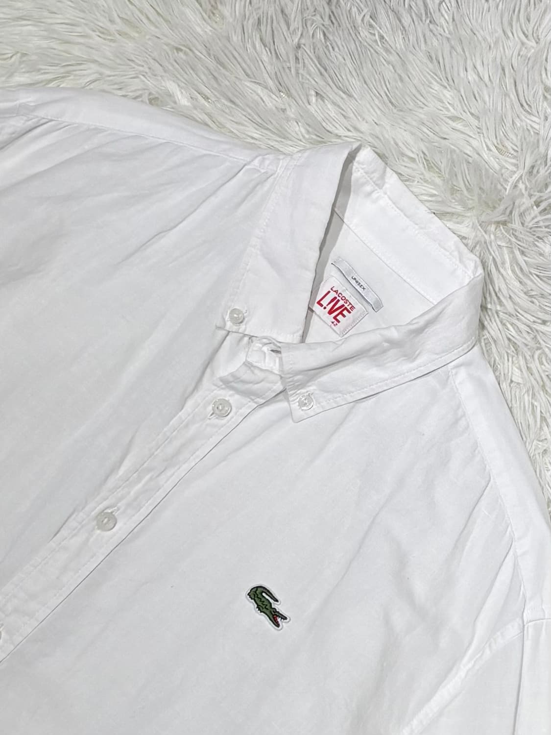 라코스테 화이트 셔츠 상품이미지4