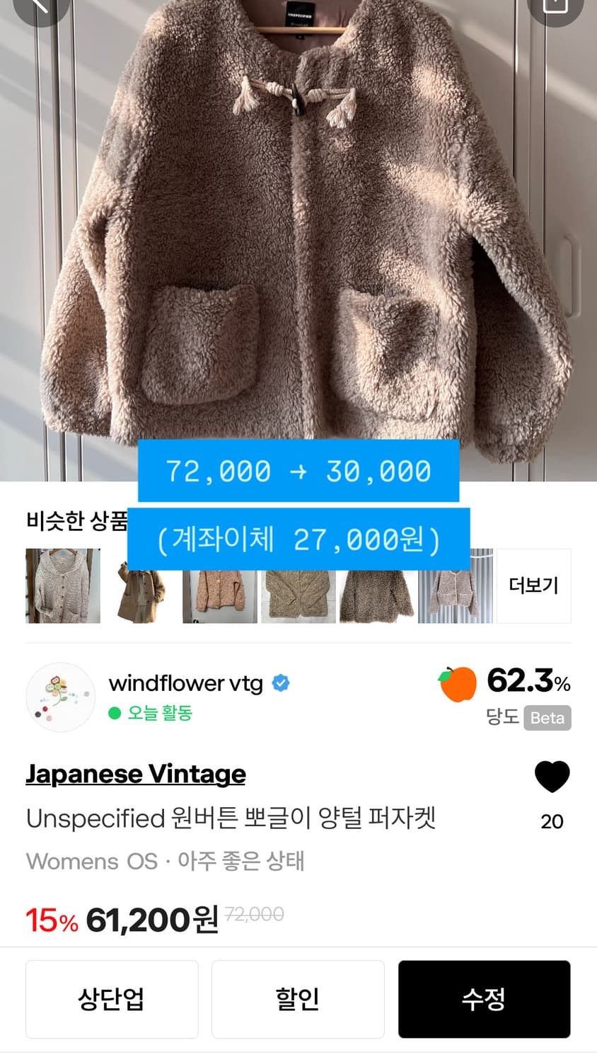 빈티지 의류 세일 1번 상품이미지8