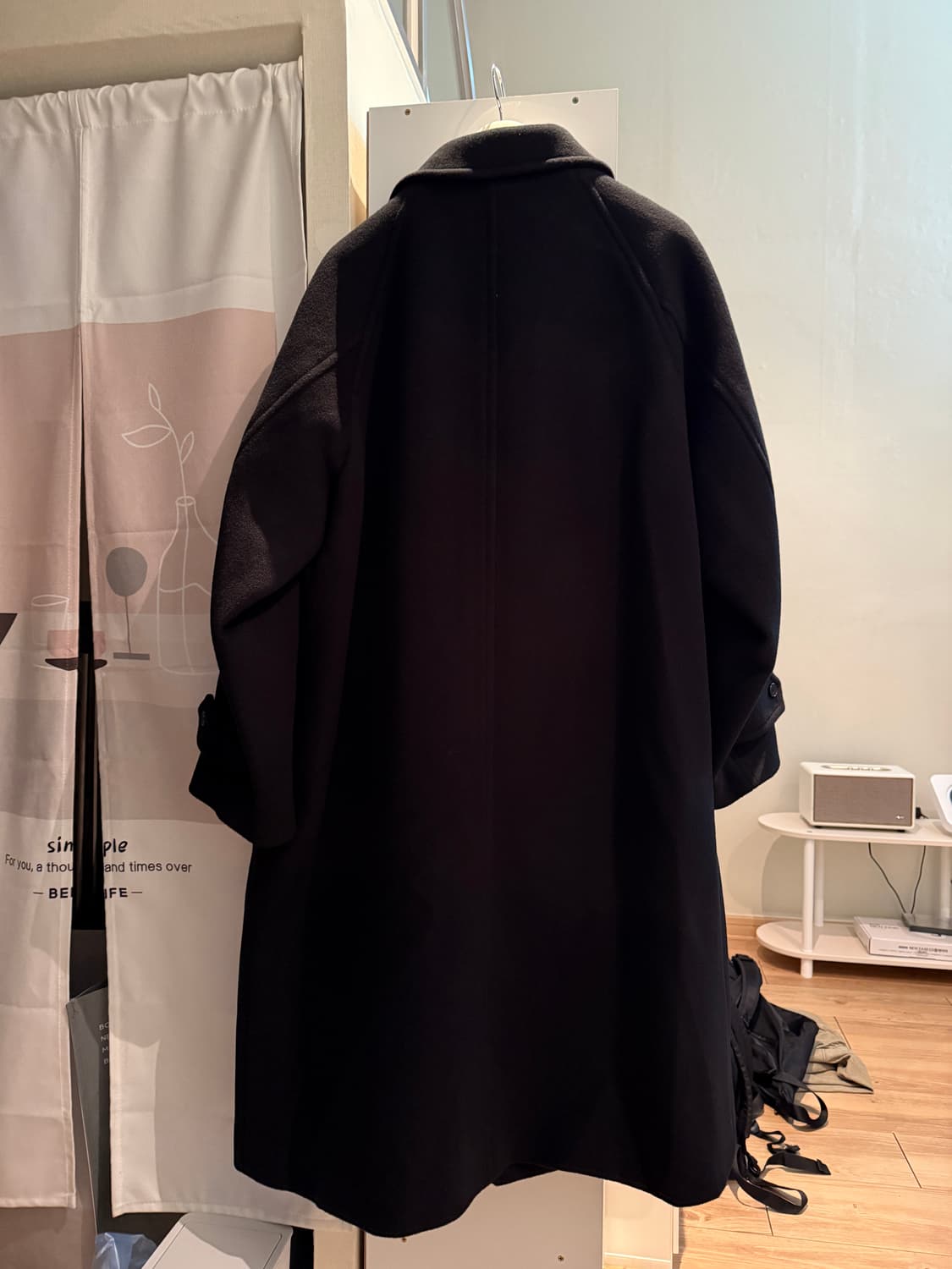 [25FW]브라운야드 발마칸 코트 블랙 3 사이즈 (25fw) 상품이미지2