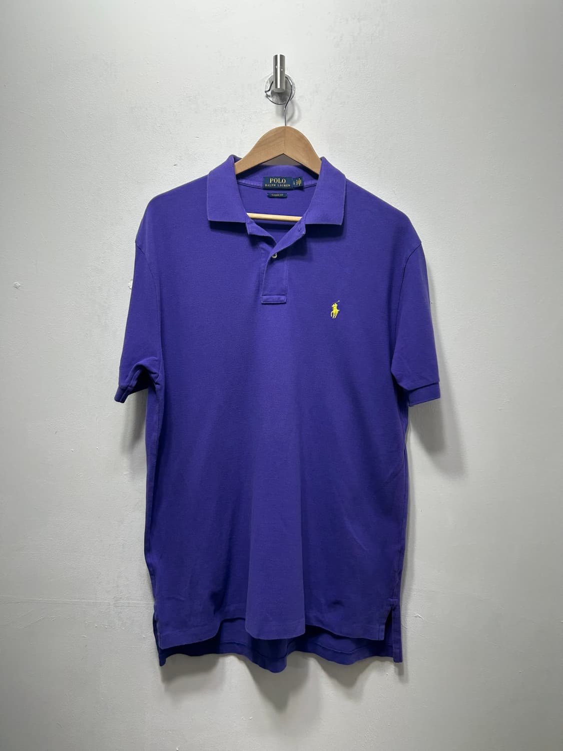 랄프로렌 폴로 남성 퍼플 셔츠 반팔 L 상품이미지1